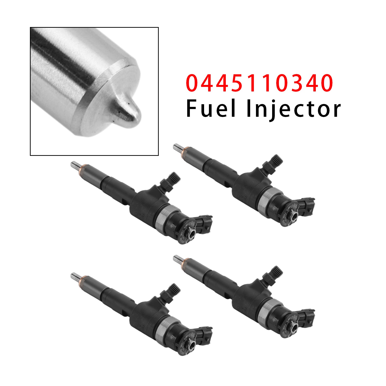 02.2011-03.2016 For Fiat Scudo Bus 1.6 D Multijet - 66 kW 90 PS 1560 cc 4PCS Fuel Injector 1980 S5