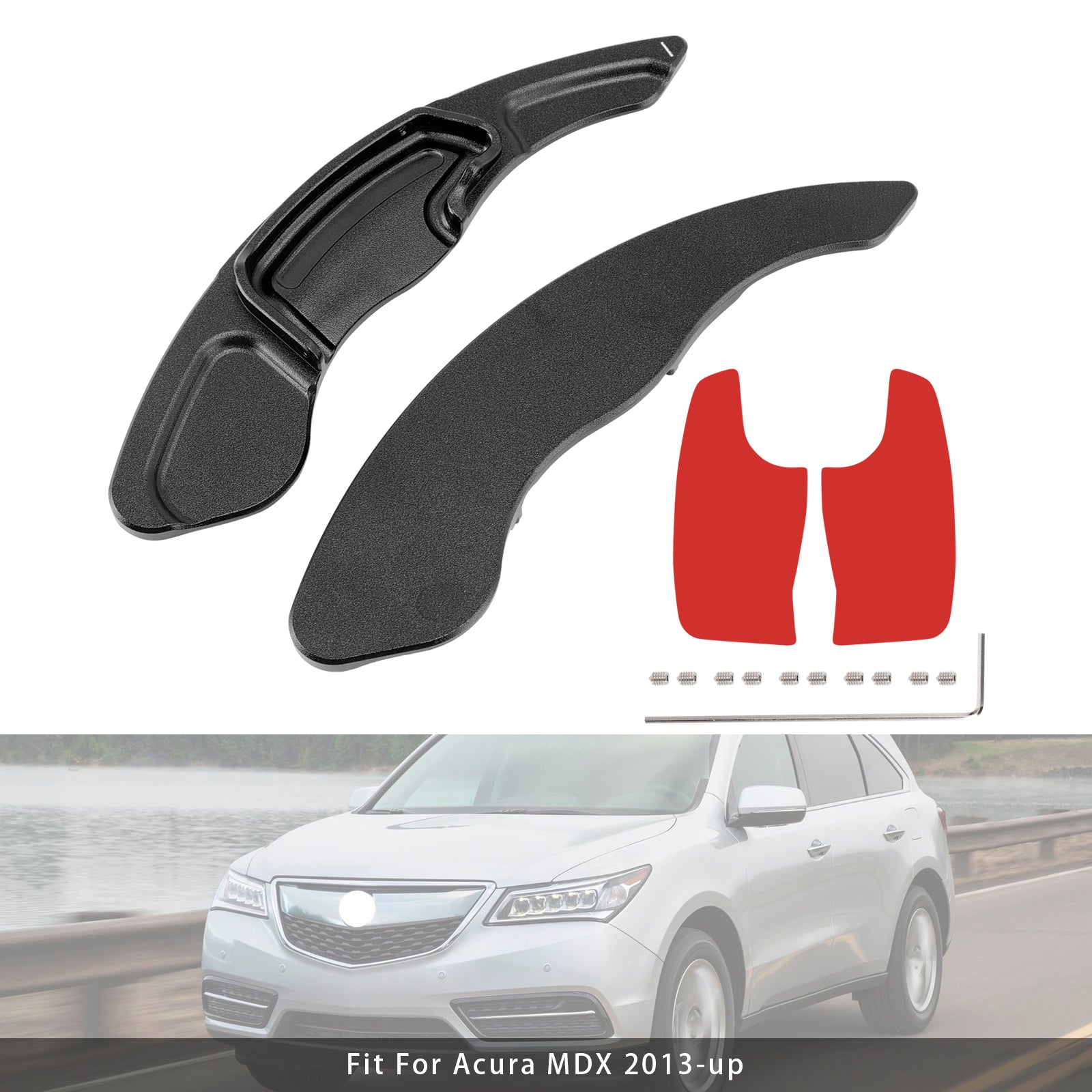 Steering Wheel Paddle Shifter Extension For Acura MDX RDX TLX Aluminium