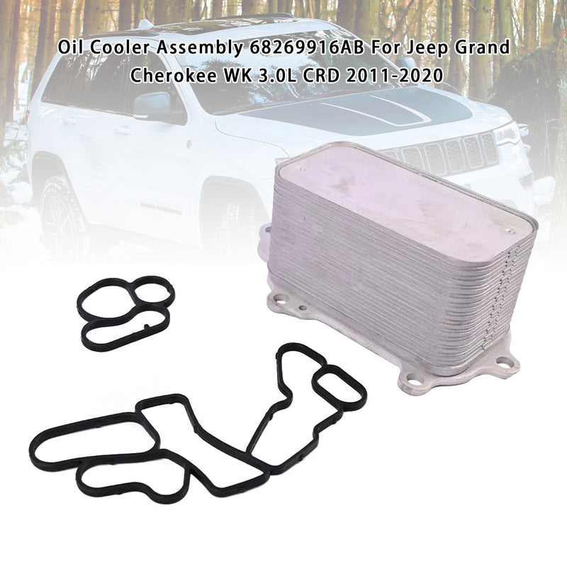 Oil Cooler Assembly 68269916AB For Jeep Grand Cherokee WK 3.0L CRD 2011-2020