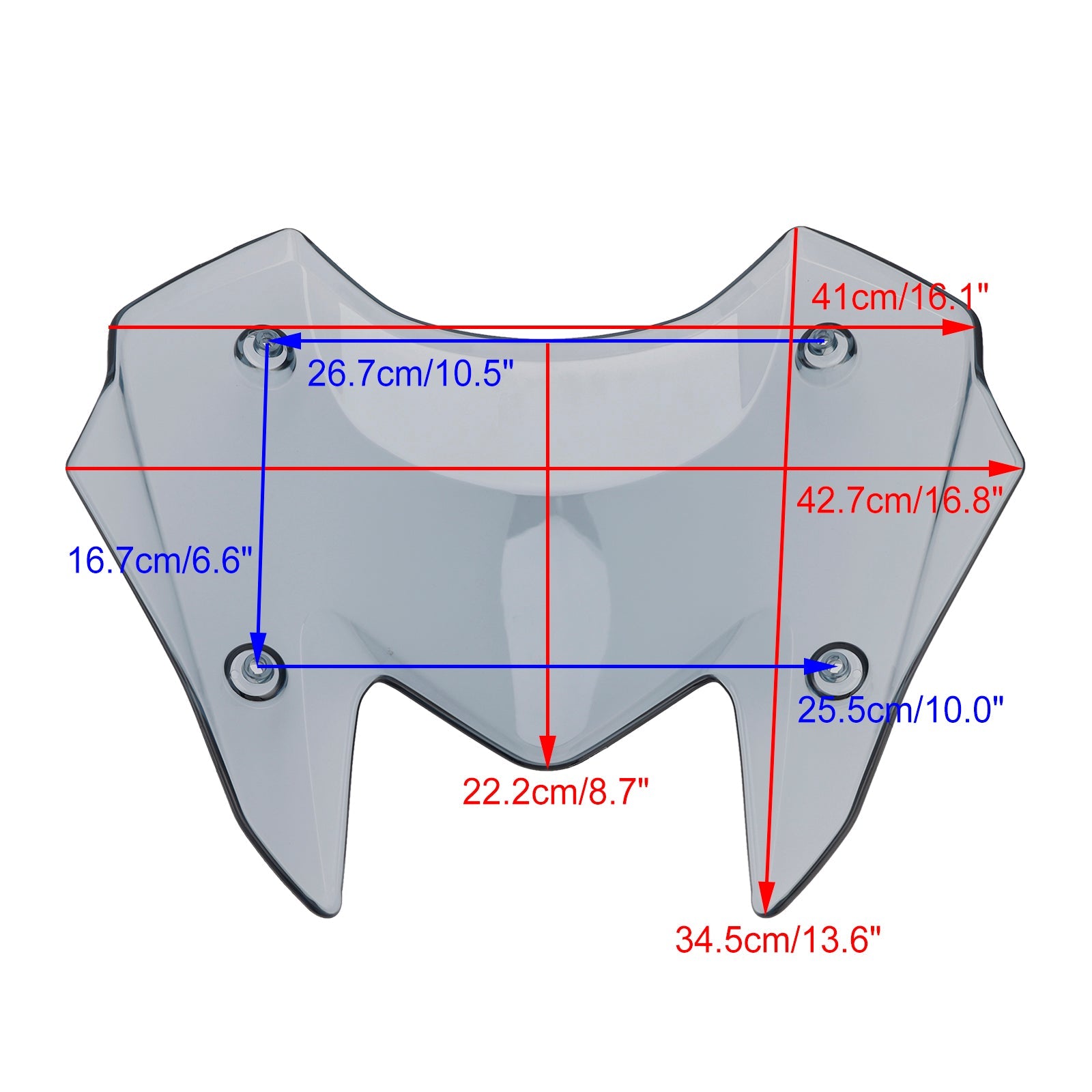 2022-2024 야마하 T-MAX 560 윈드실드 윈드스크린 + 브라켓