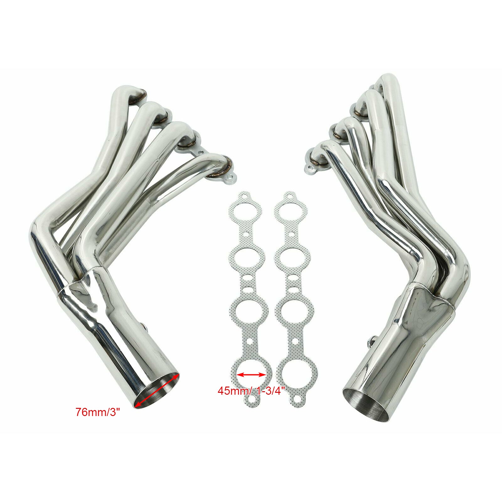 LS Swap Tube Headers 1-3/4" Fit Chevy Pontiac Buick LS1 LS2 LS3 LS6 LS7