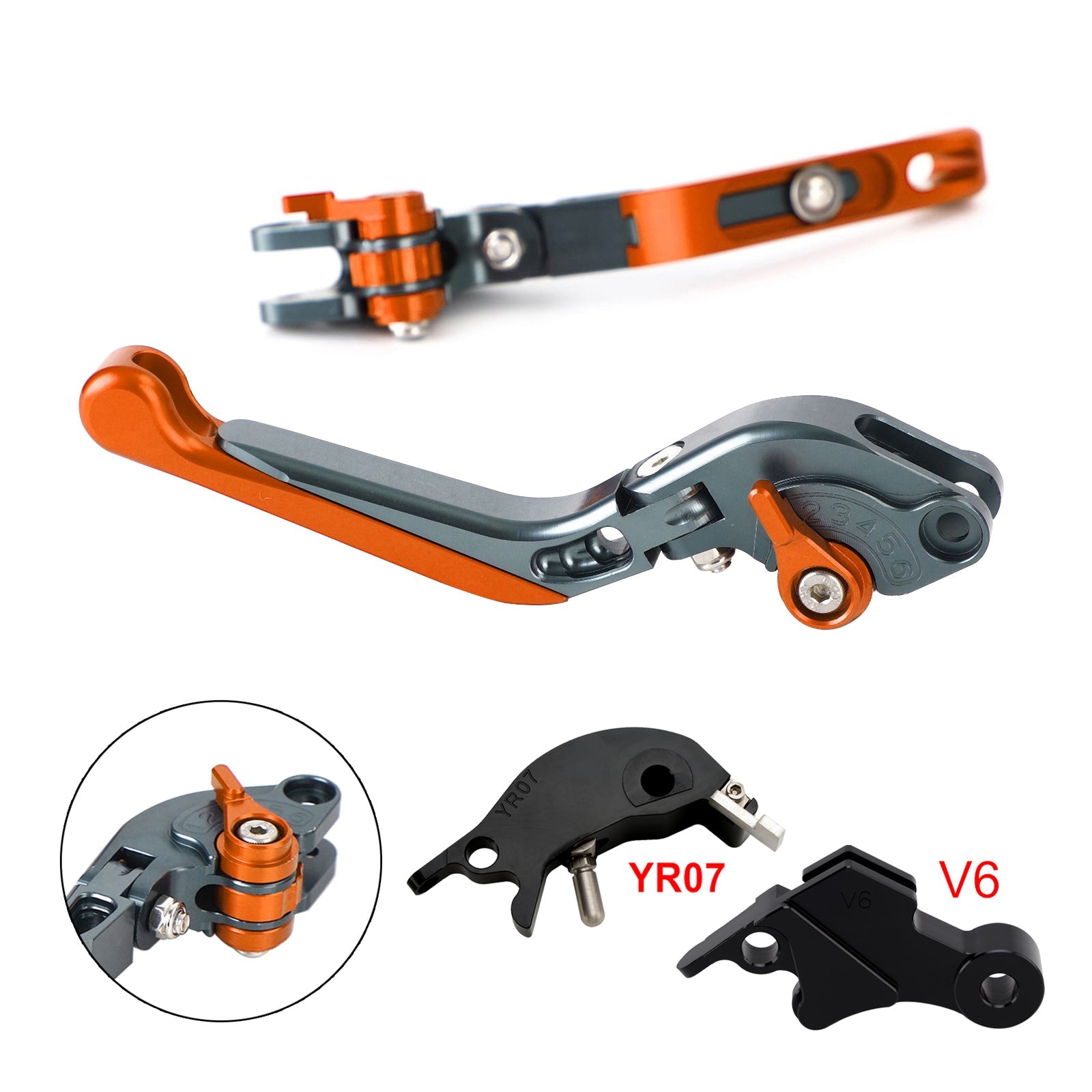 Adjustable Clutch Brake Lever fit for YAMAHA XSR900 XSR900GP MT-09 2024-2025