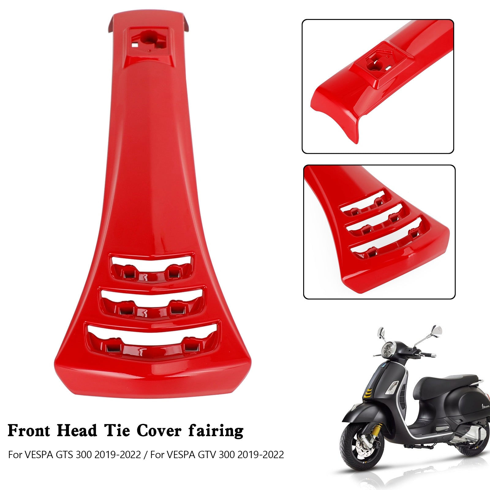 2019-2022 Vespa GTS300 GTV300 Steering Horn Head Cover fairing Tie