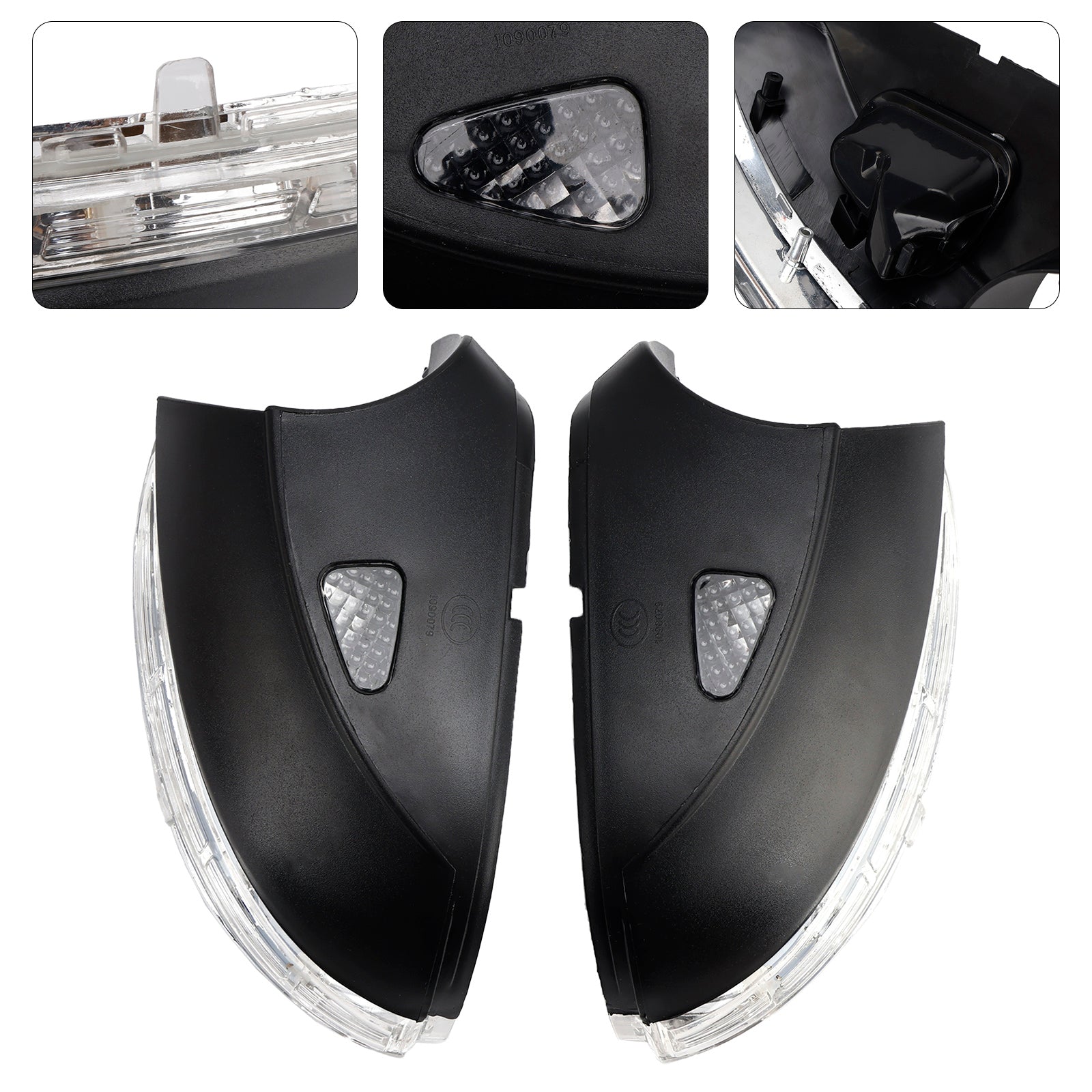 2PCS Door Wing Mirror Indicator Signal Light Side For VW Passat B7 2010-2015