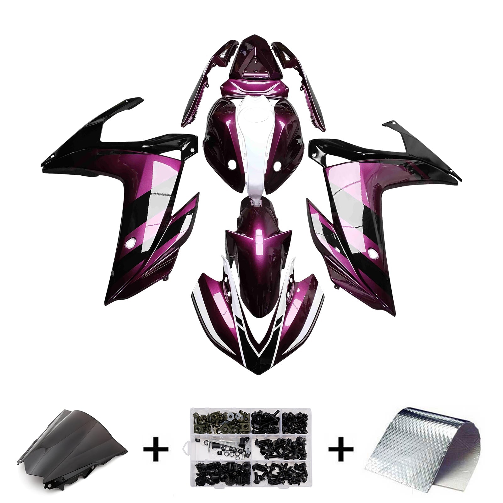 Injection Fairing Kit Bodywork ABS For Yamaha YZF-R3 2014-2018 R25 2015-2017