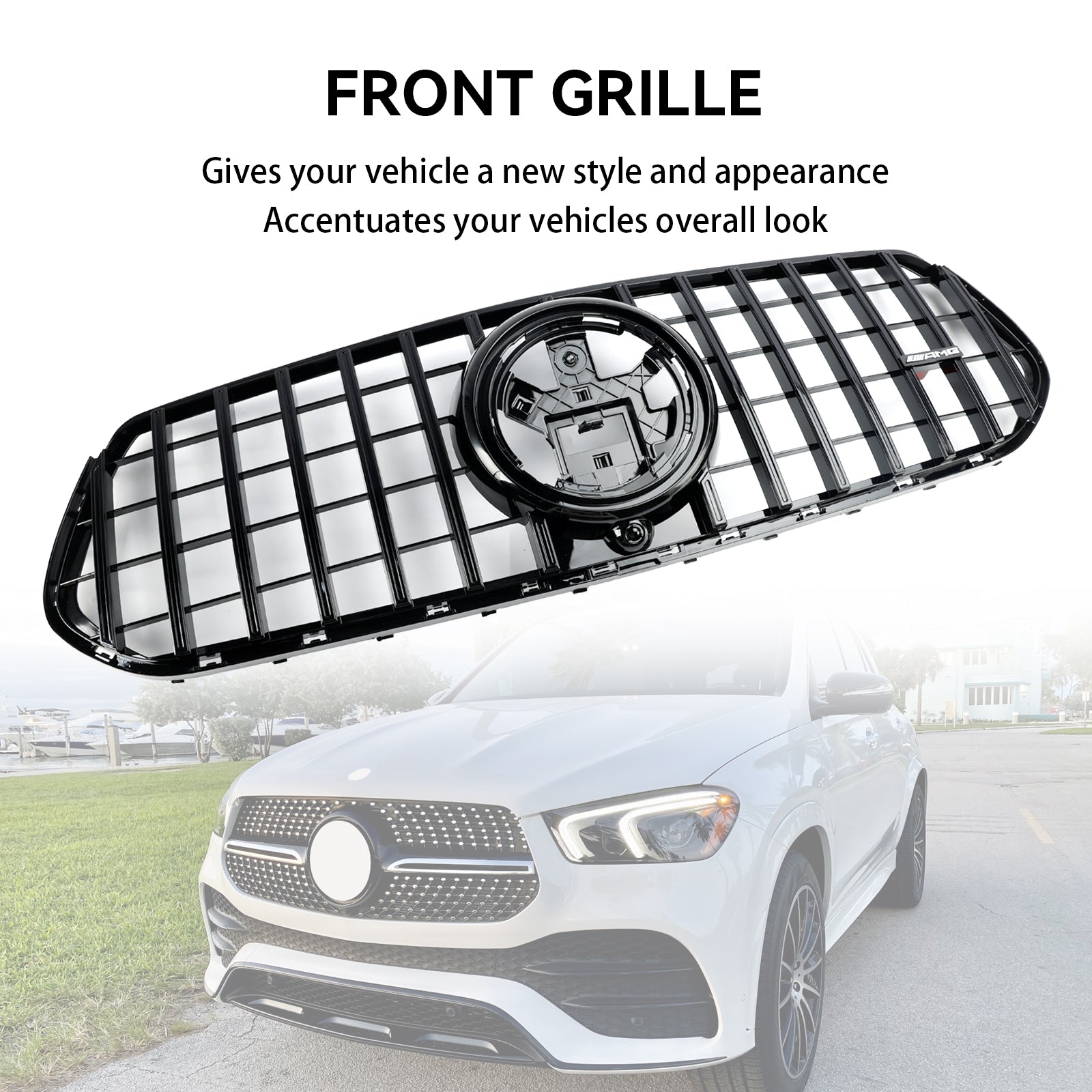 Mercedes Benz GLE W167 C167 V167 2019-2024 Front Bumper Grille Grill