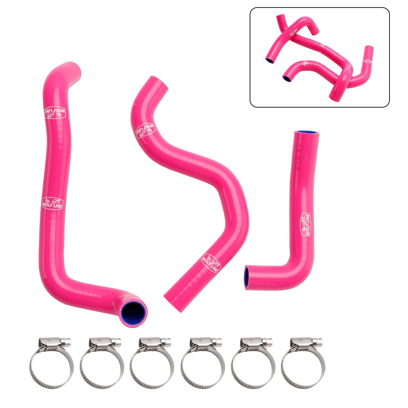 Silicone Radiator coolant Hose kit For Street Triple 765 R RS 2020-2022