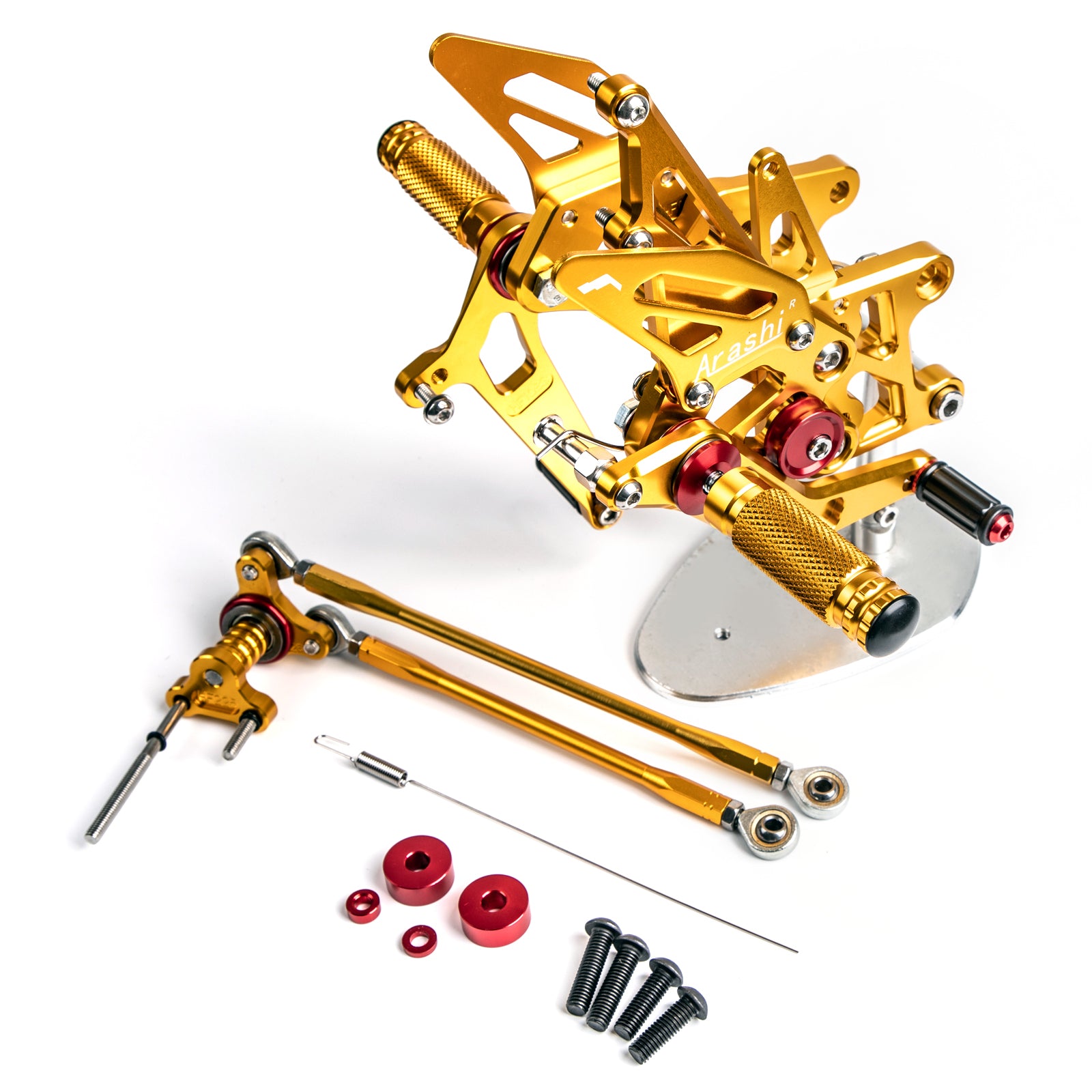 CNC Gold Adjustable Rearsets Footrest For Honda CBR600RR / ABS 2009 - 2022