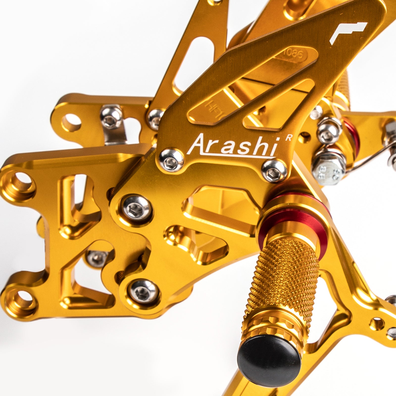 CNC Gold Adjustable Rearsets Footrest For Honda CBR600RR / ABS 2009 - 2022