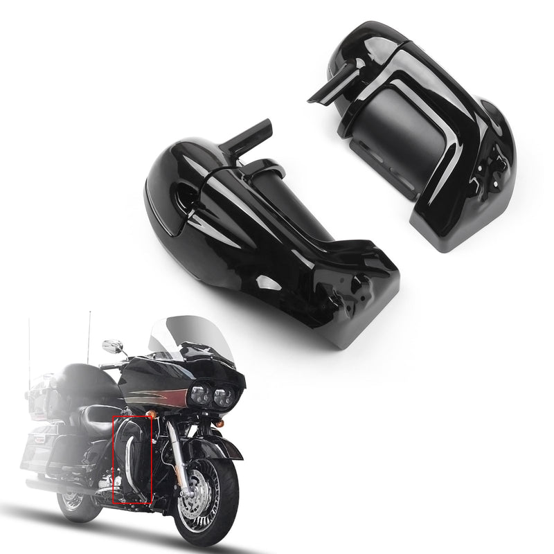 Lower Vented Leg Fairings Glove Box For Harley Road Street Electra Glide 1983-13