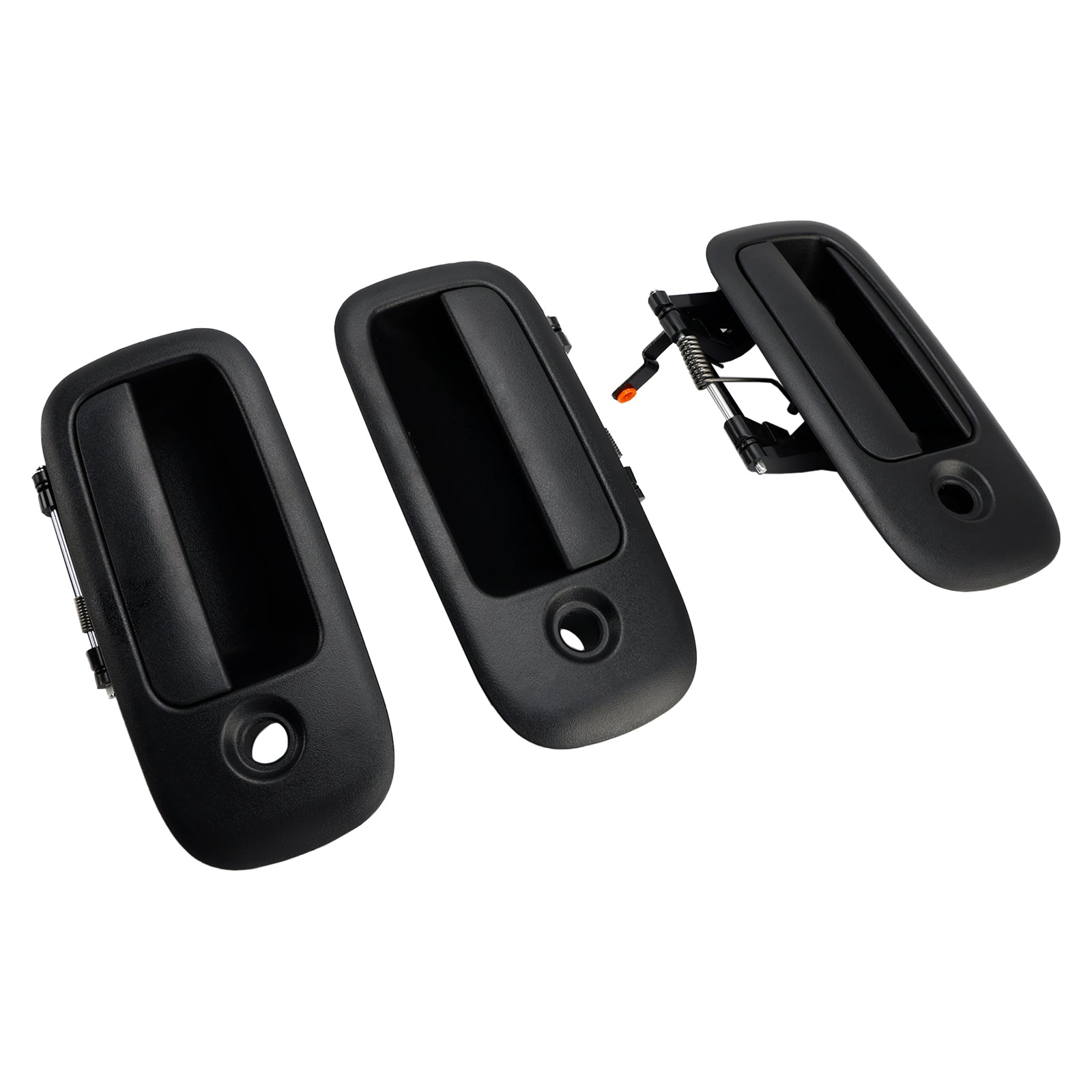 3PCs Front Exterior Door Handle Set For Chevrolet Express 1500 2500 1996-2009