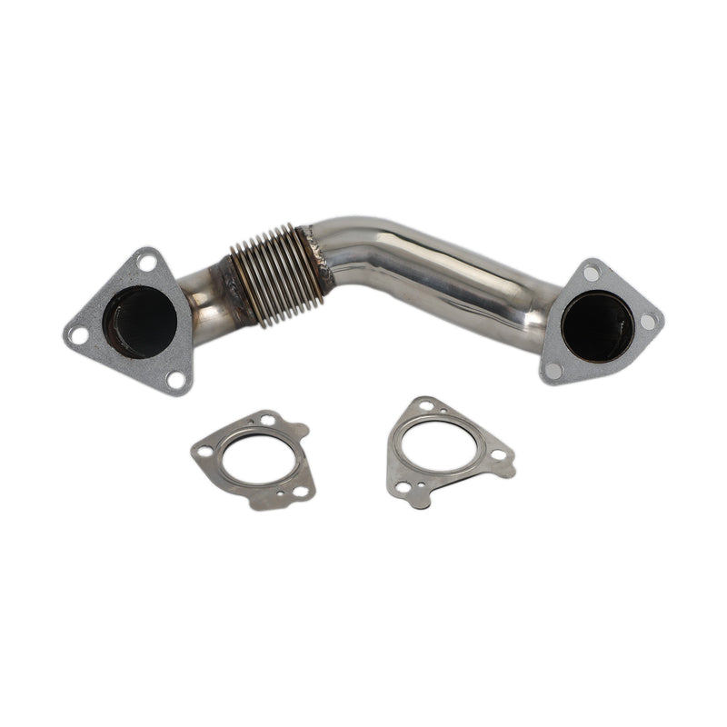 Turbo Down Pipe Passenger Side Up Pipe for Chevrolet GMC 6.6 LLY LBZ LMM Duramax 2004.5-2010