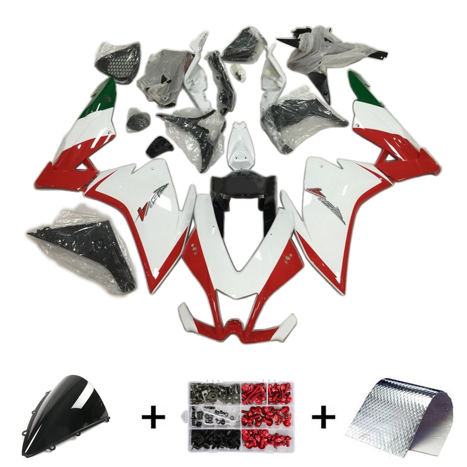 Amotopart Aprilia RSV4 1000 2009-2015 Fairing Kit Bodywork Plastic ABS