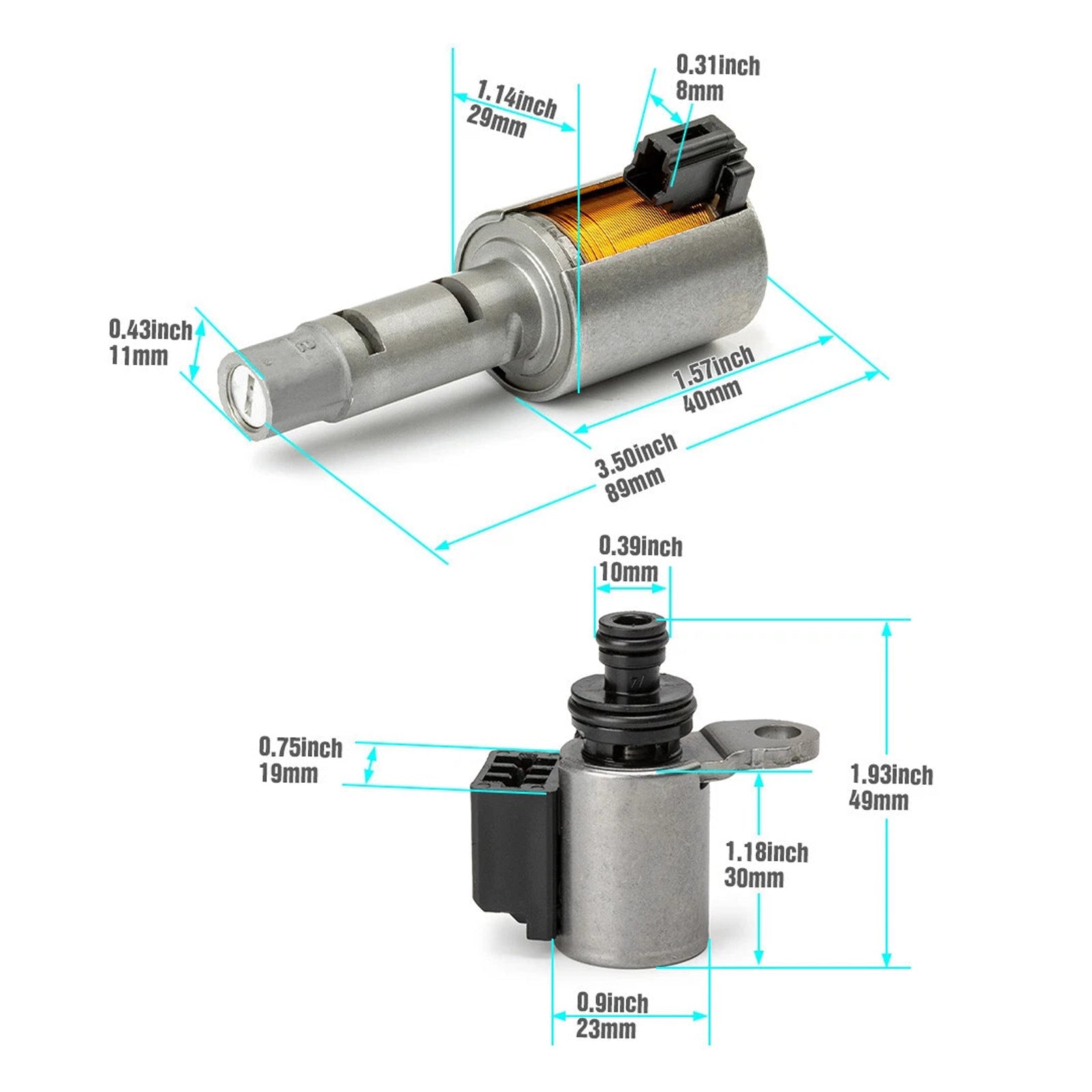 2015-2011 Nissan Tiida JF015E RE0F11A CTV Transmission Solenoid Kit
