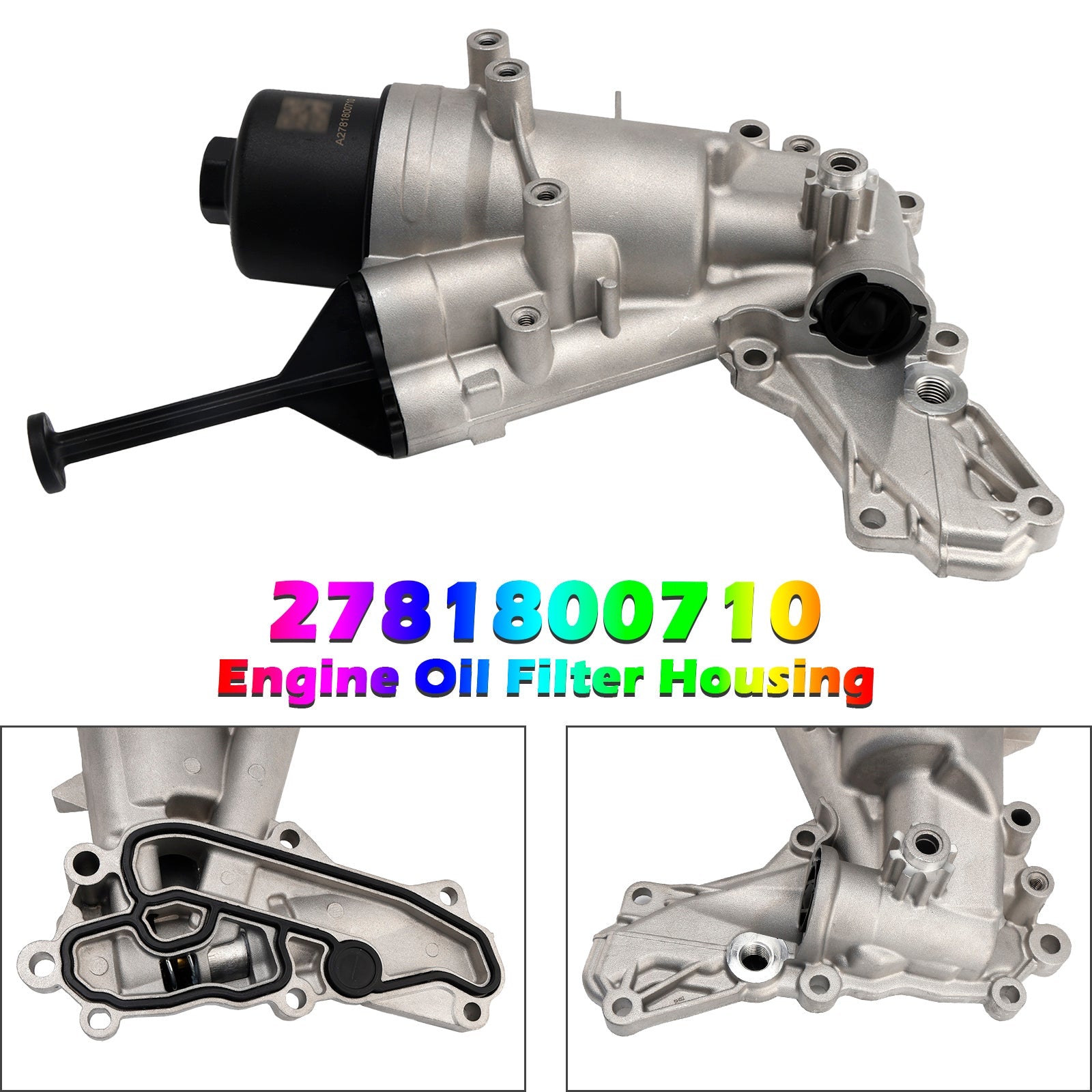 2012-2016 Mercedes-Benz SLK55 AMG A172 Engine Oil Filter Housing 2781800710 2781800009