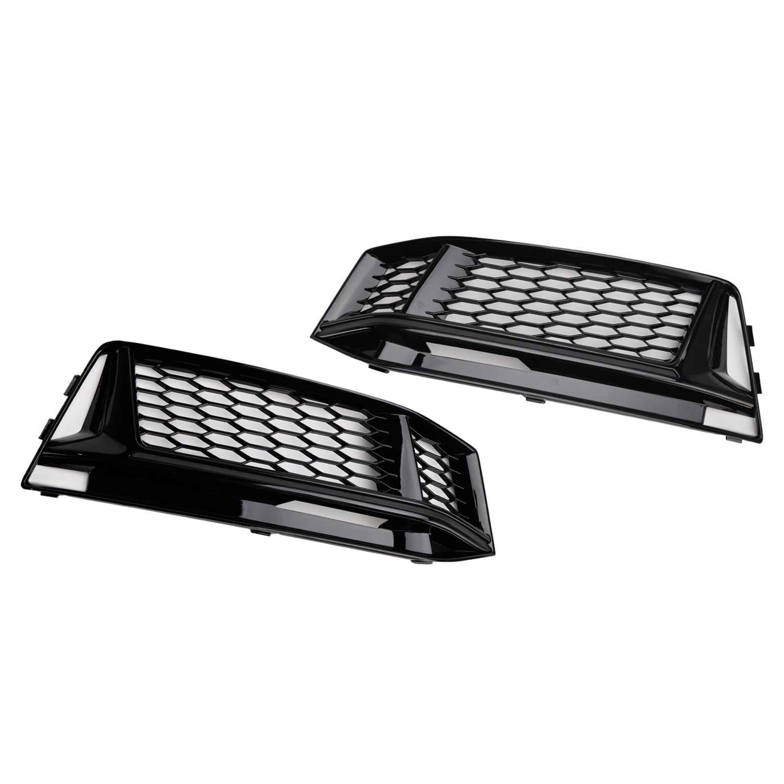 2016-2018 AUDI A4 B9 S-Line S4 2PCS Fog Light Cover Grille Grill