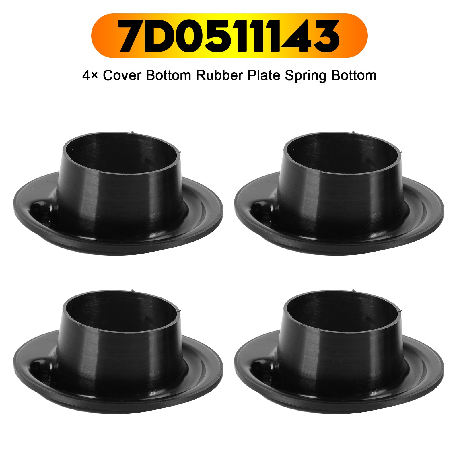 VW Bus T4 4? Cover Bottom Rubber Plate Spring Bottom 7D0511143