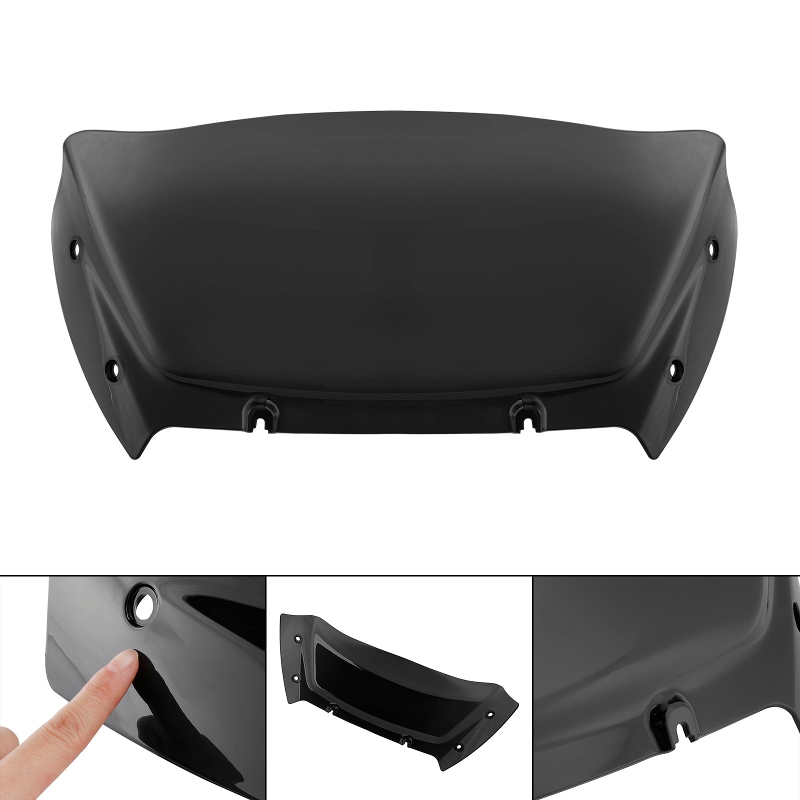 2023-2024 투어링 스트리트 글라이드 CVO 117 121 9인치 윈드실드 윈드스크린