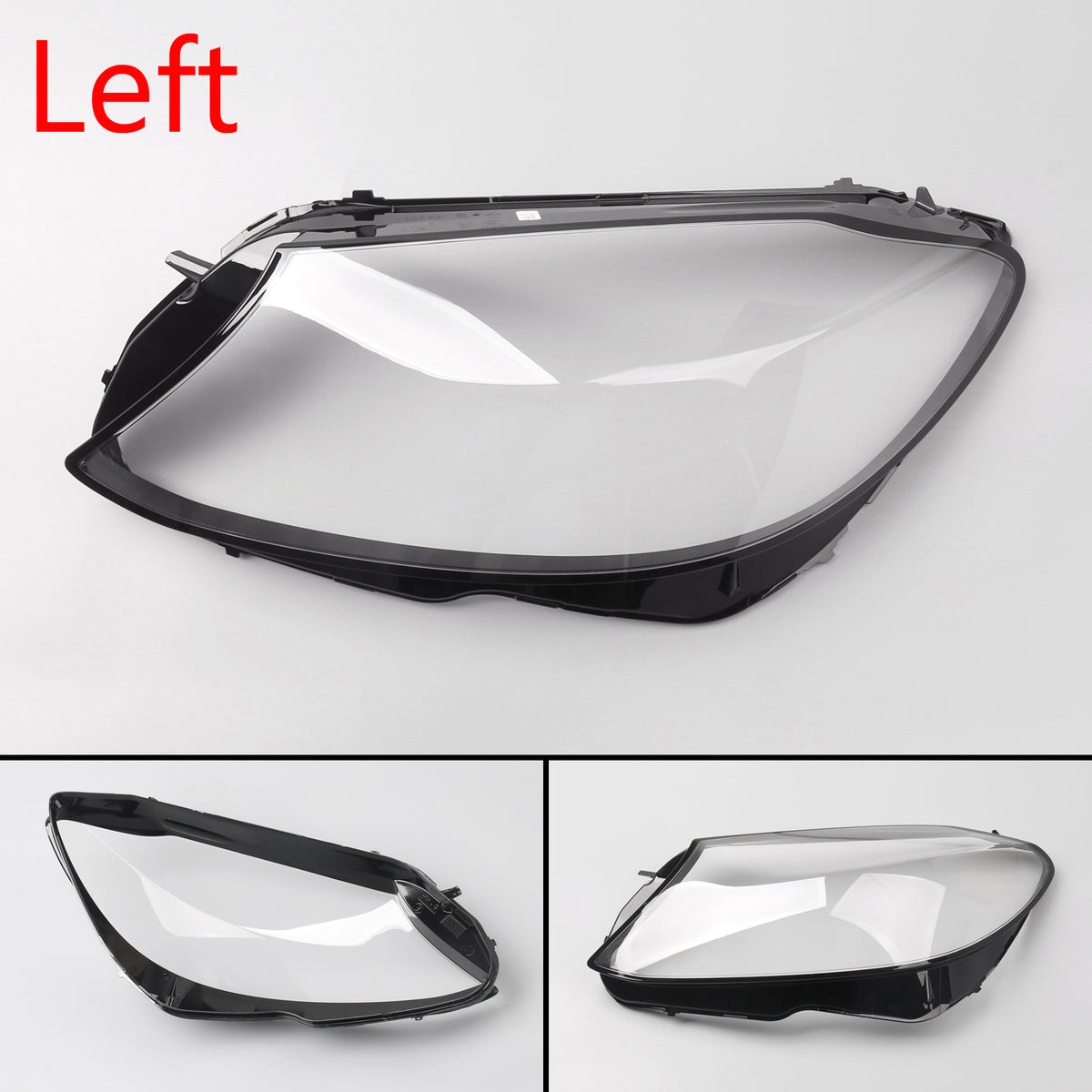 Left Side Headlight Cover Headlamp Lens Lenses For W205 C180 C200 C300 2015-2018