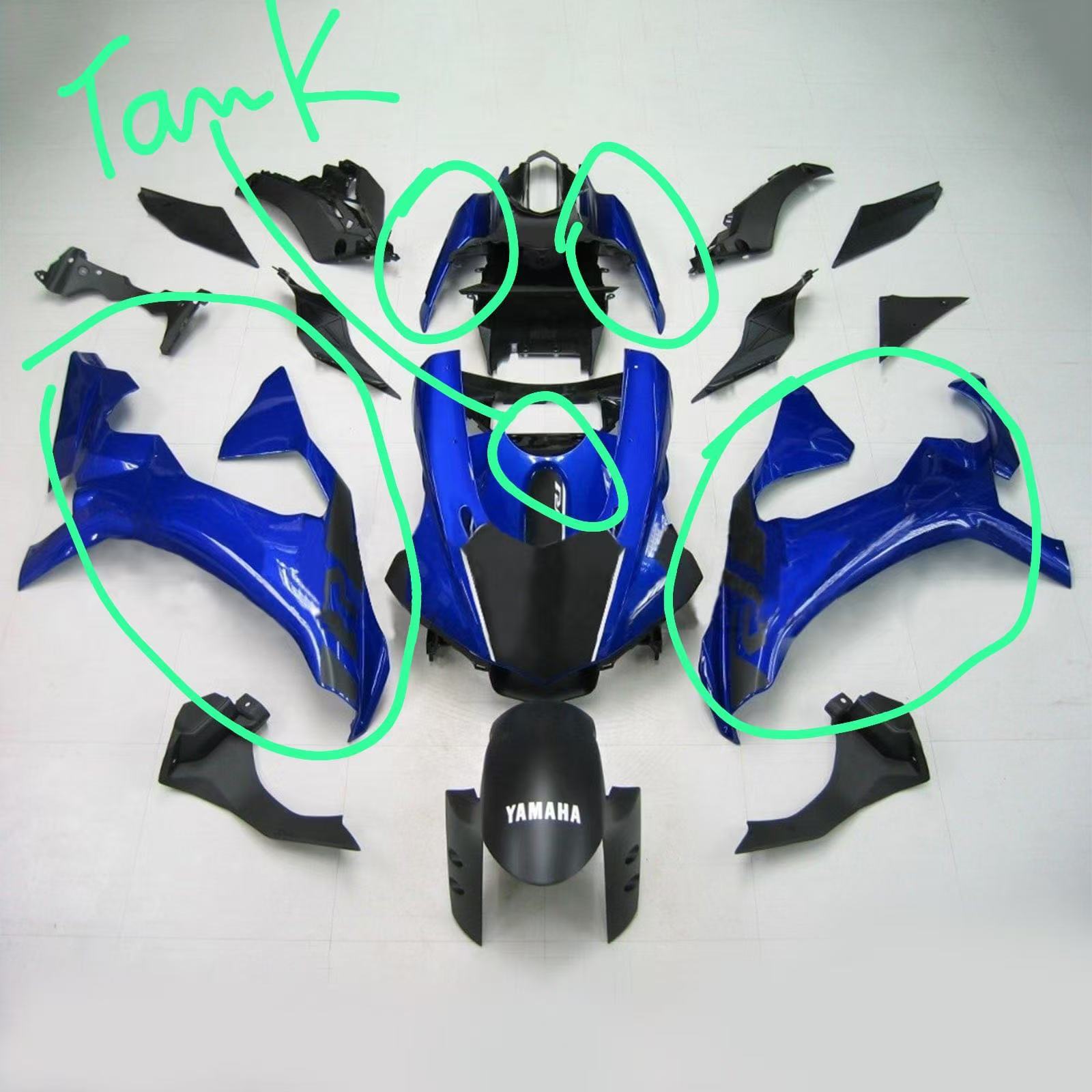 Yamaha YZF R1 2020-2024 Fairing Kit Bodywork Plastic ABS -Part