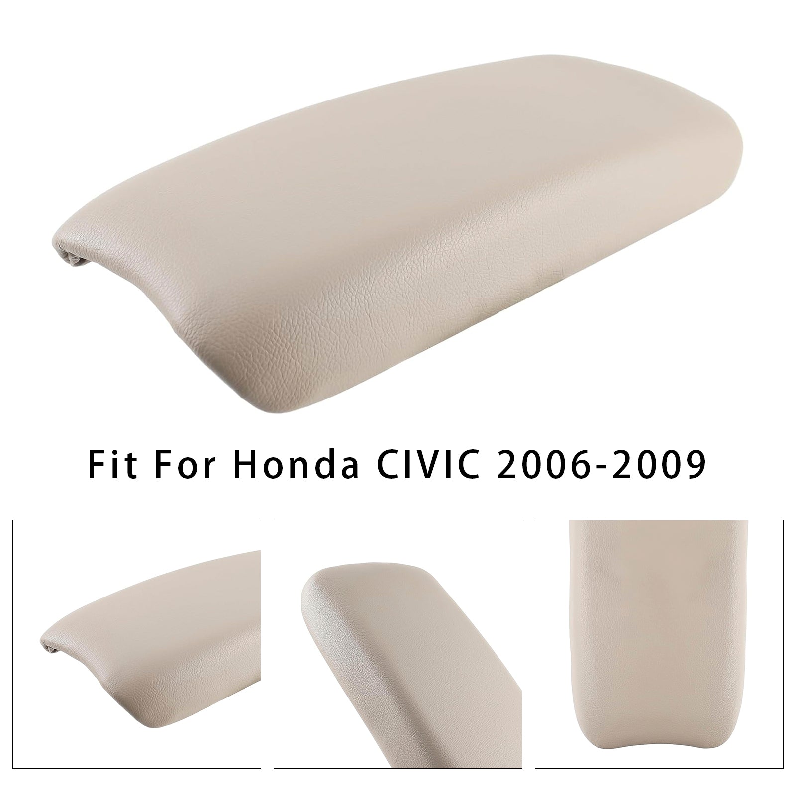 2006-2009 Honda CIVIC Beige Leather Armrest Centre Console Lid