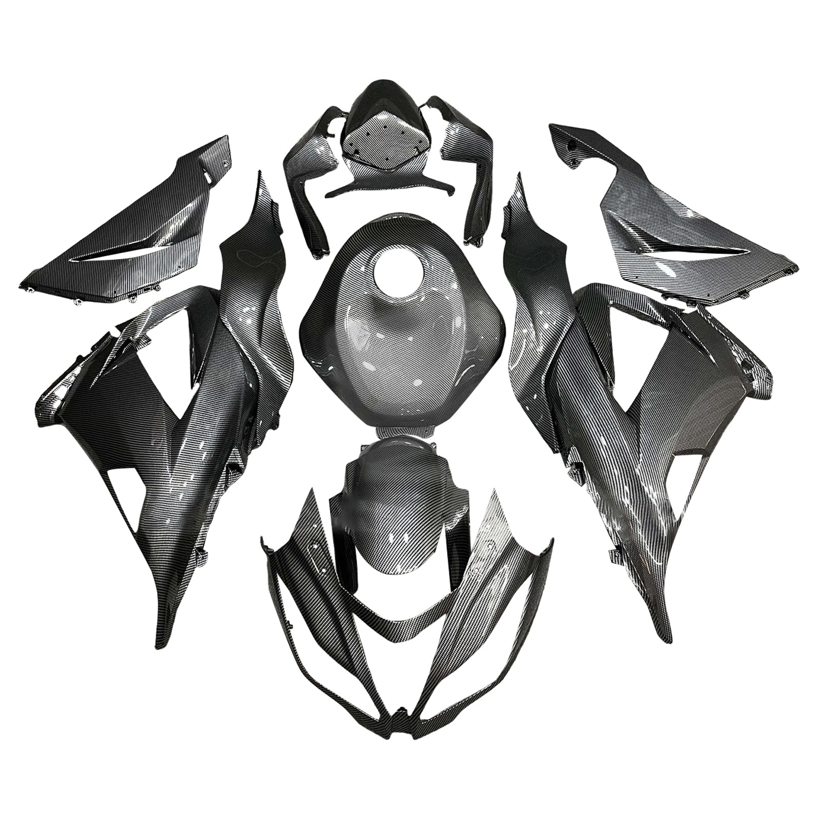Injection Fairing Kit Bodywork Plastic ABS fit For Kawasaki ZX6R 636 2013-2018