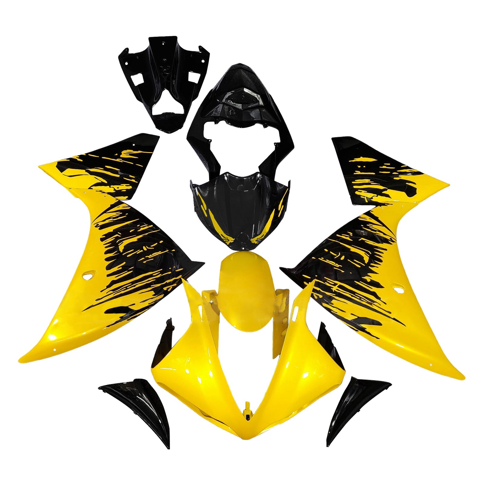 Injection Fairing Kit Bodywork Plastic ABS For Yamaha YZFR1 YZF-R1 2009-2011