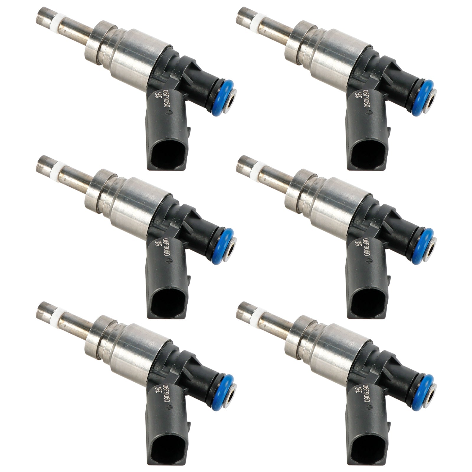 6PCS Fuel Injector 06E906036F Fit Audi Q5 A4 A5 A6 3.2L V6 2008-2011 0261500037