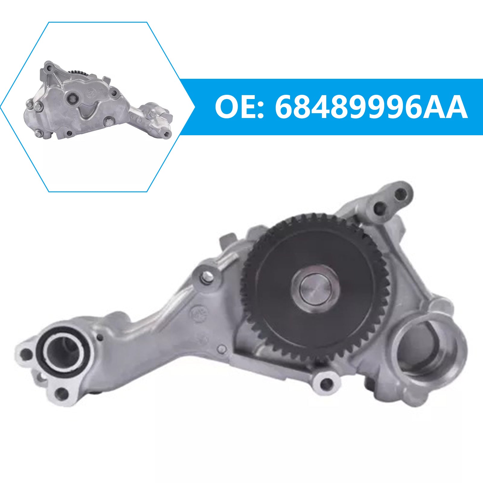 Jeep Wrangler JL 2020 - 2021 3.0L Ecodiesel V6 Diesel Oil Pump 68489996AA 68147415AA 68147415AB 68335525AA 68395006AA 046328116 46328116