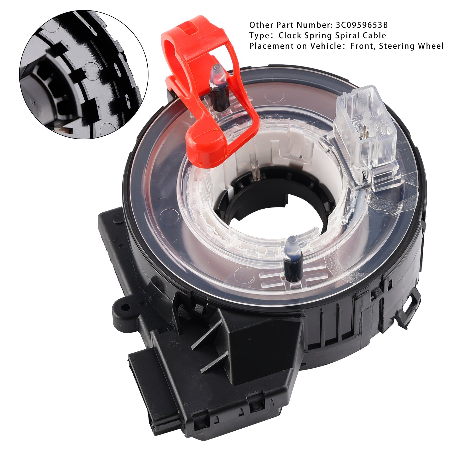 Clock Spring Spiral Cable For VW CC 2009-2012 For Passat 2.0L/T 2006-2010