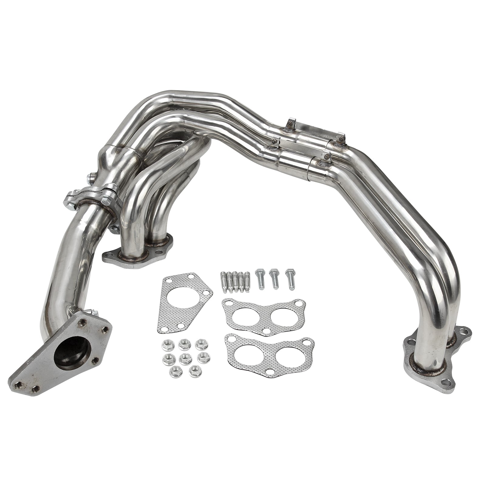 Exhaust Header Fit Impreza WRX/STI GDB GG EJ20/EJ25 02-06 Stainless Steel