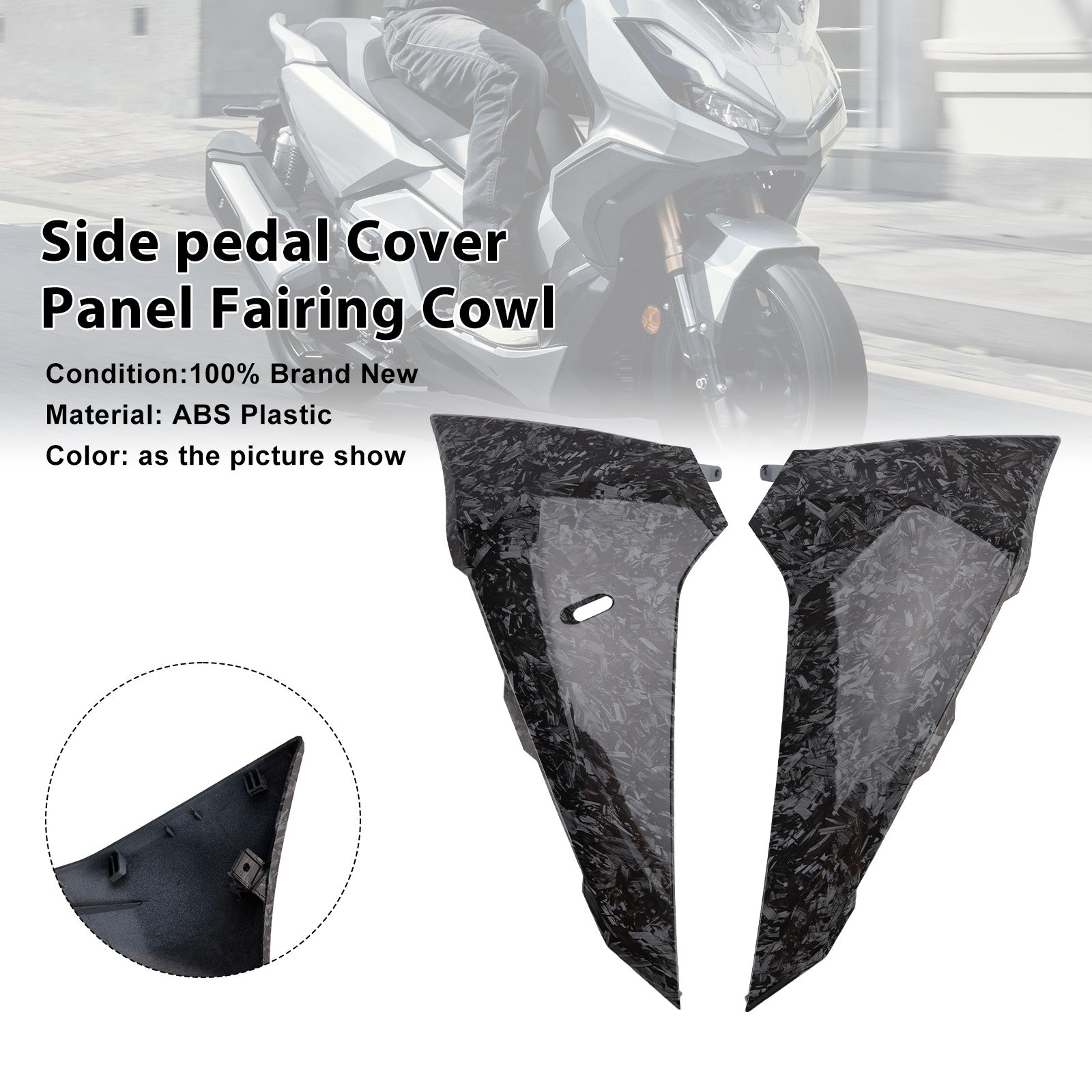 2022-2025 Honda ADV 350 Side pedal Cover Panel Fairing Cowl