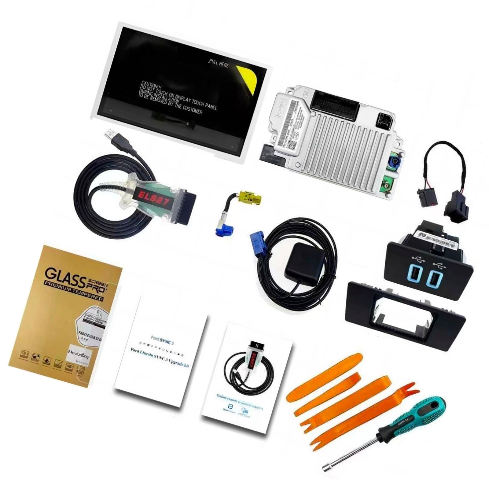 SYNC 2 to SYNC 3 Upgrade Kit 3.4 for Ford Sync3 APIM Module Carplay