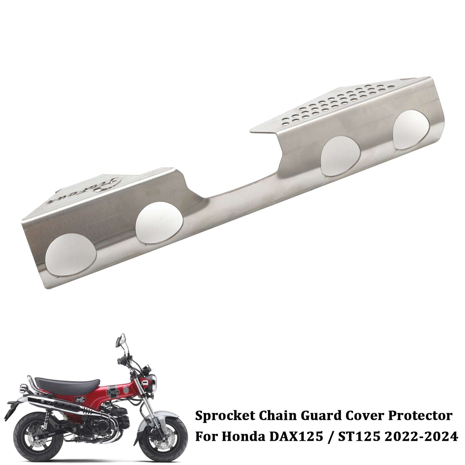 Sprocket Chain Guard Cover Protector For Honda DAX 125 ST125 2022-2024