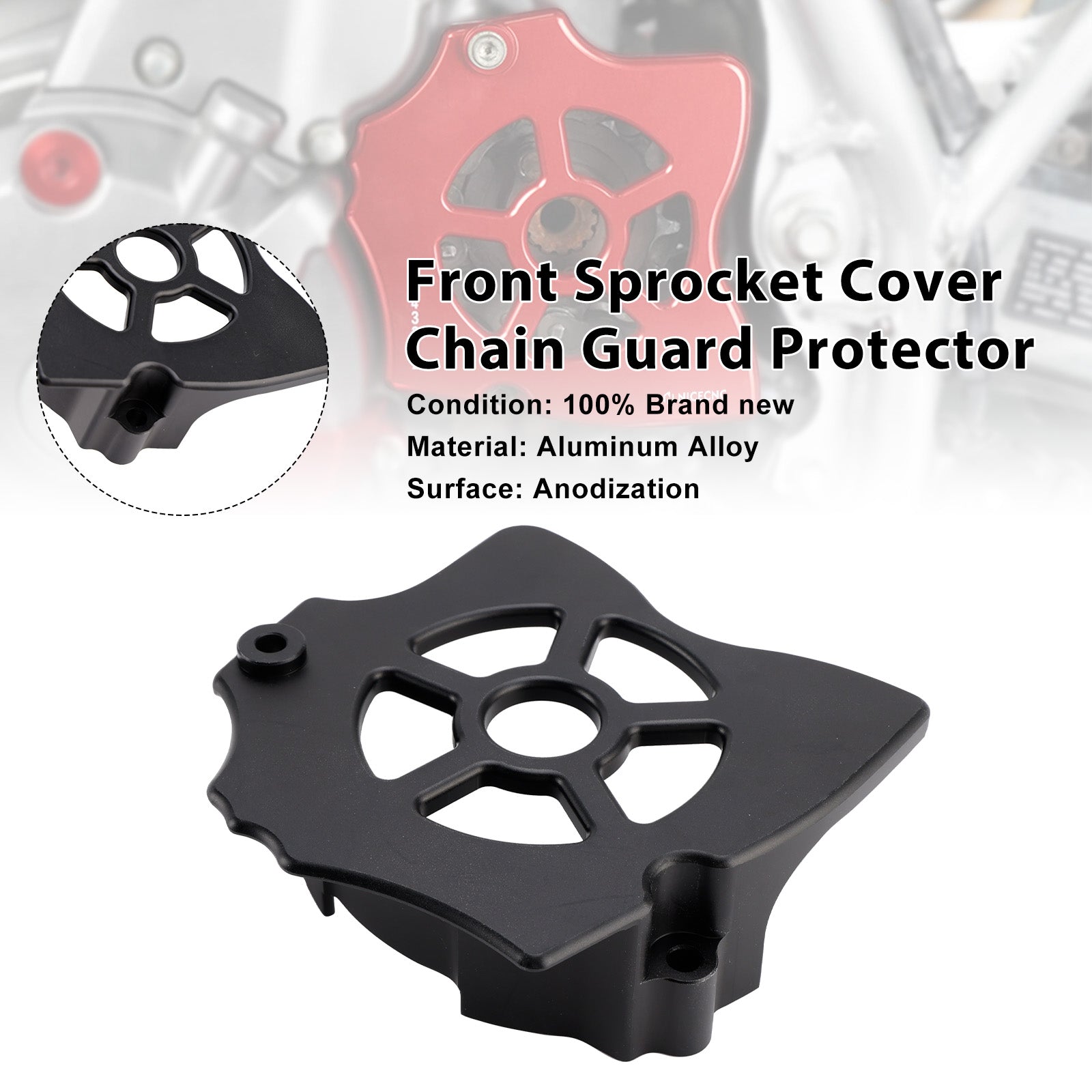 1993-2025 Honda XR650L Front Sprocket Cover Chain Guard Protector