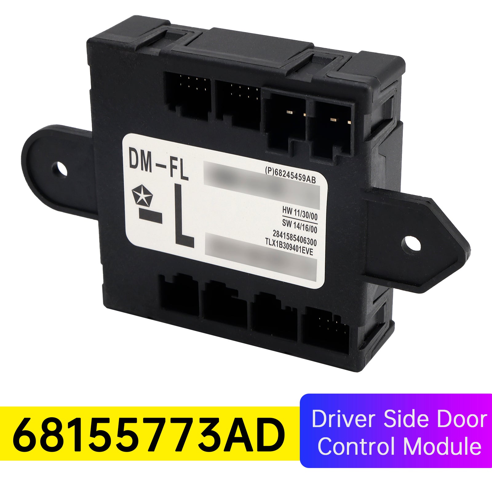 Driver Side Door Control Module 68155773AD for Dodge Ram 2500 3500 13-18