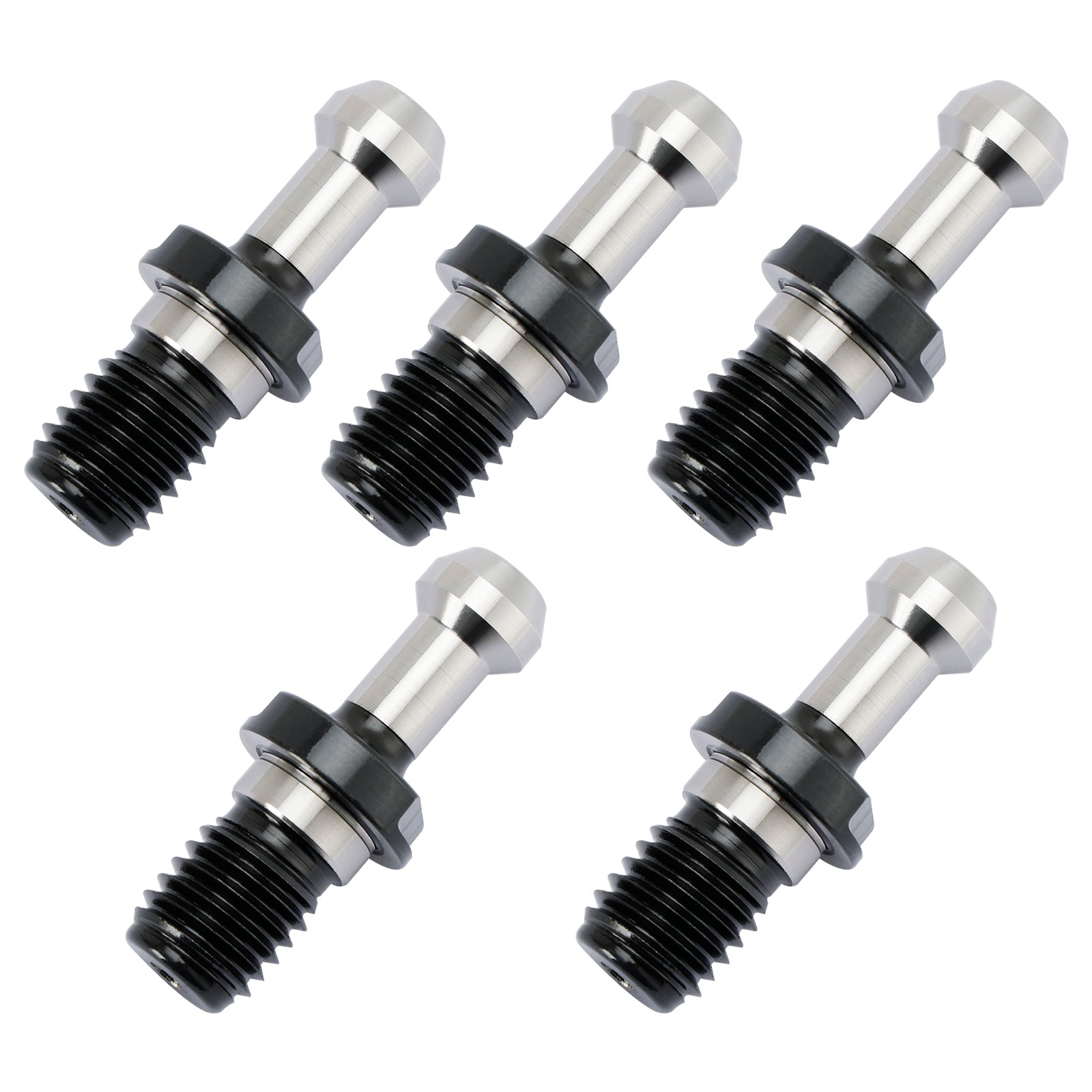 5Pcs CAT40 45?? Pull Stud Retention Knob Fits For Any Haas CAT40 CNC Silver