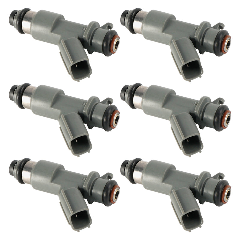 6PCS Fuel Injector 16450-R70-A01 Fit Accord Crosstour MDX 3.0L 3.5L 3.7L V6