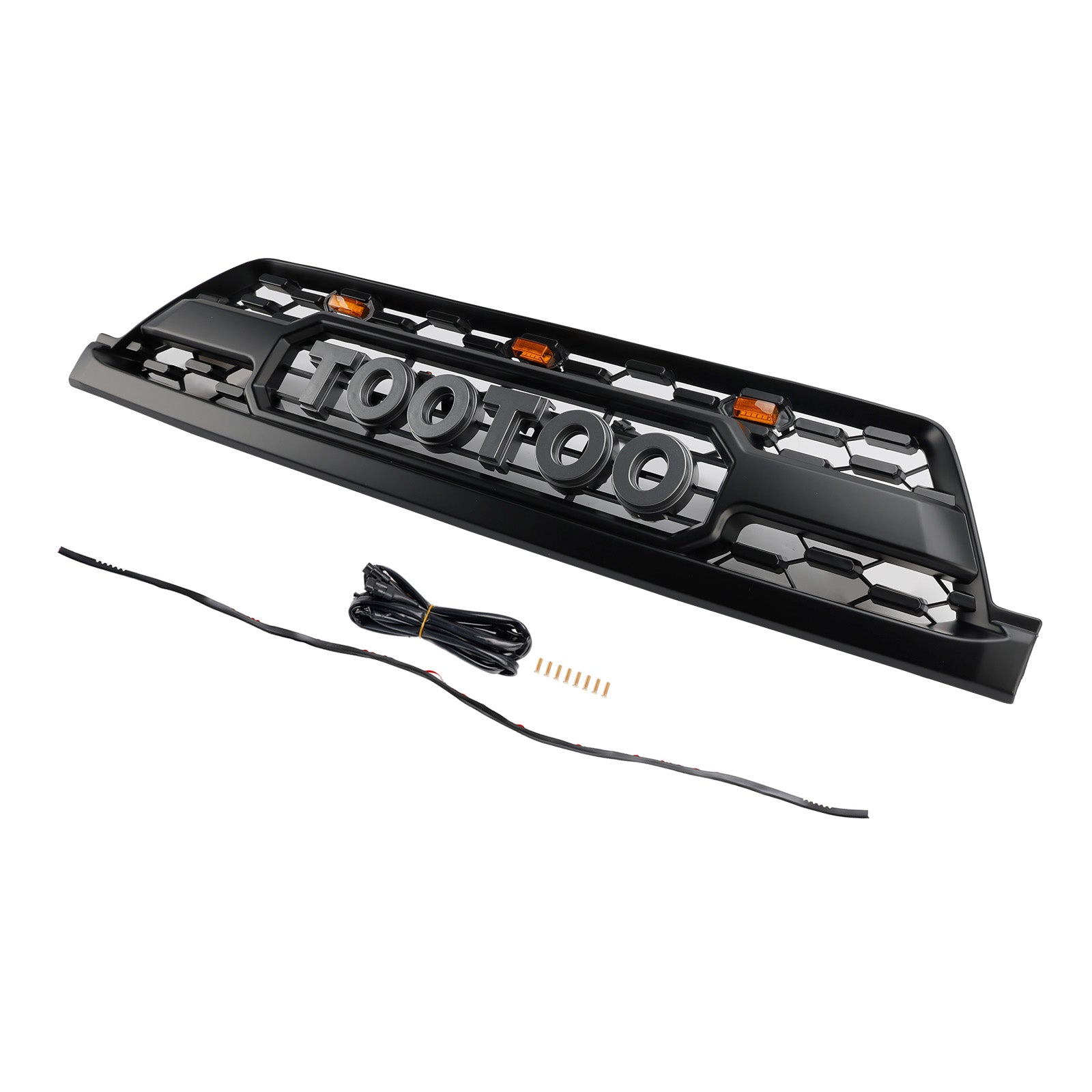 2002-2005 Toyota 4Runner TRD PRO Style W/ LED Front Bumper Grill Grille