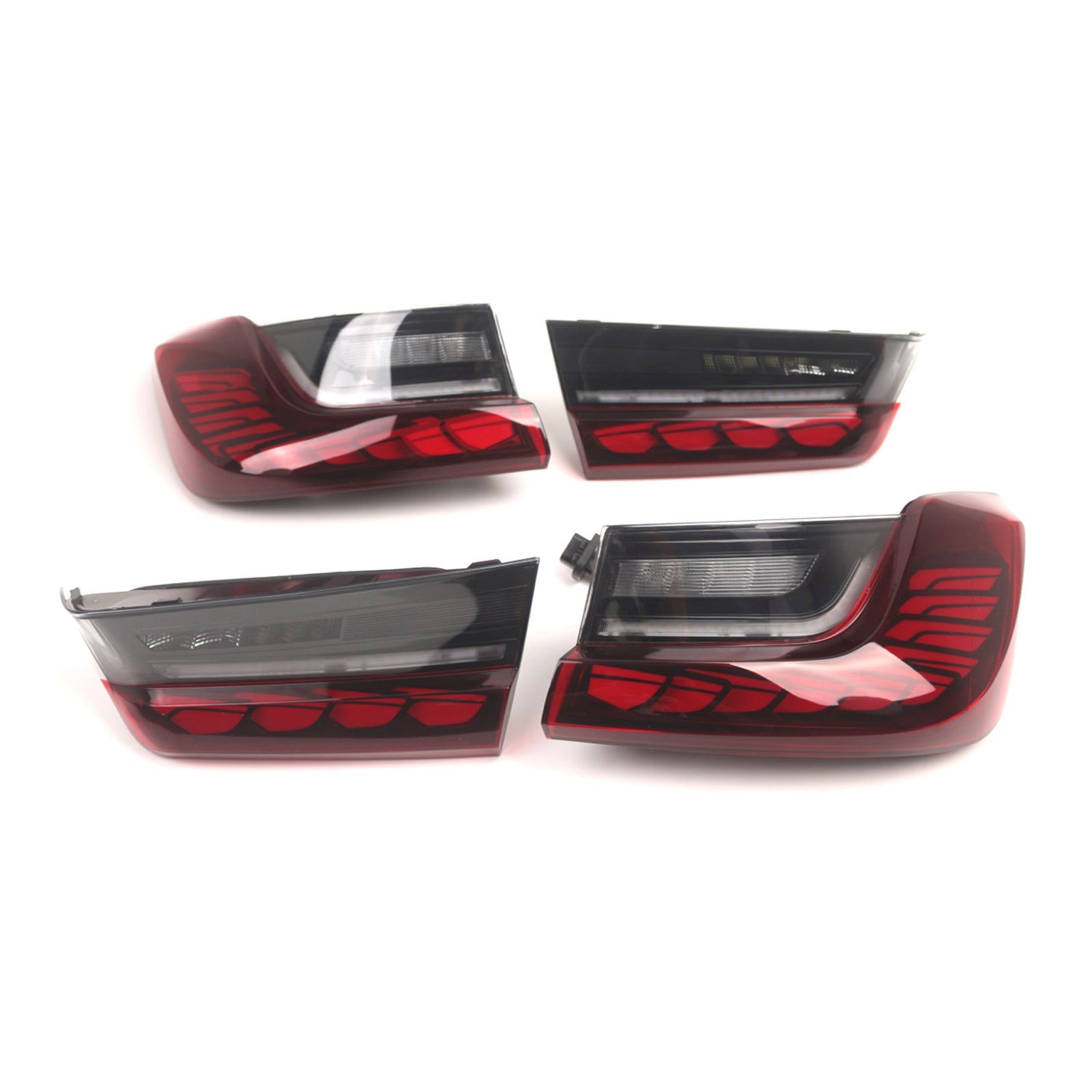 2019-2024 BMW 3 Series G20 G28 G80 M3 L&R Red LED Tail Lights Rear Lamp Assembly