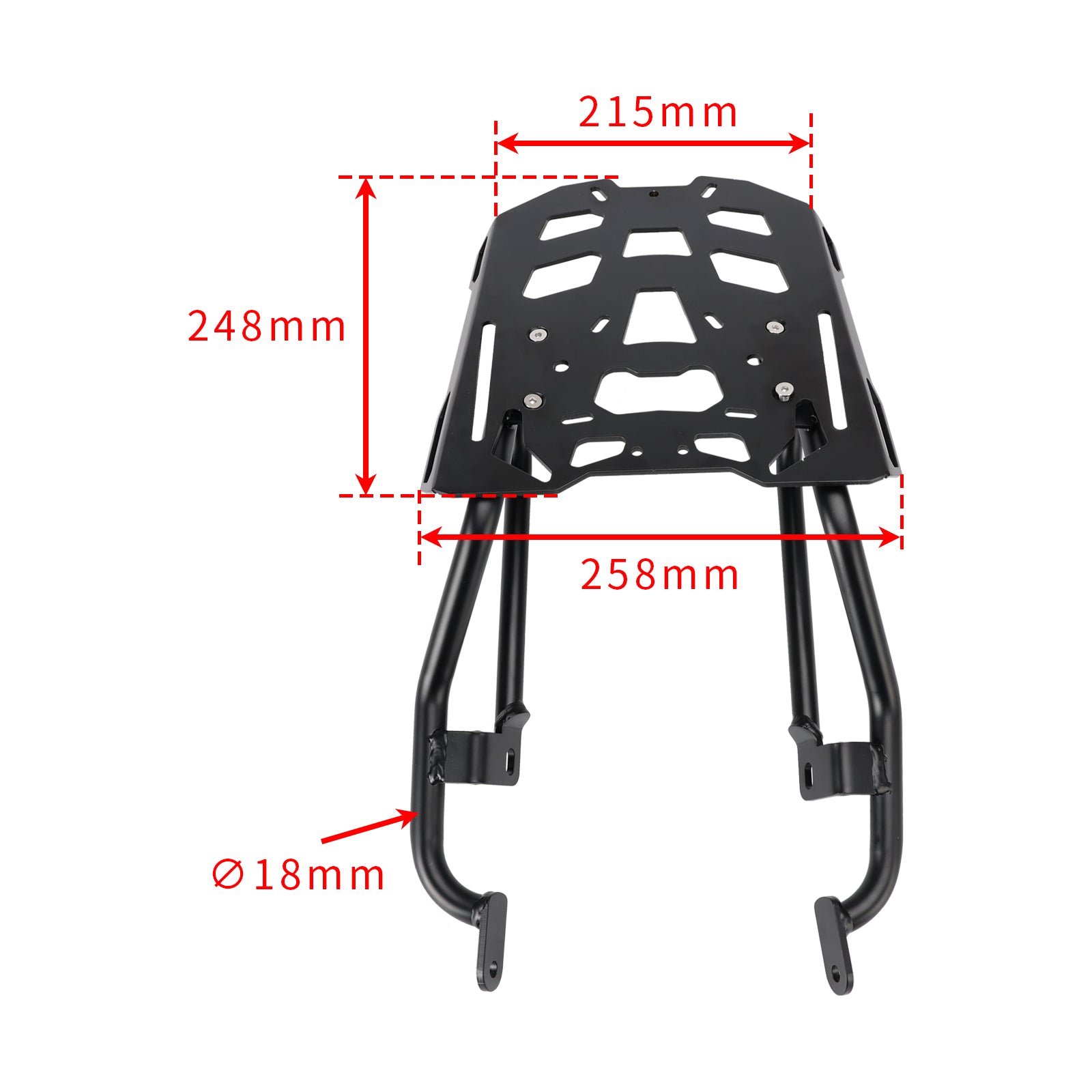 2019-2025 Ducati Hypermotard 950 / SP Rear Luggage Rack Carrier Tube Type