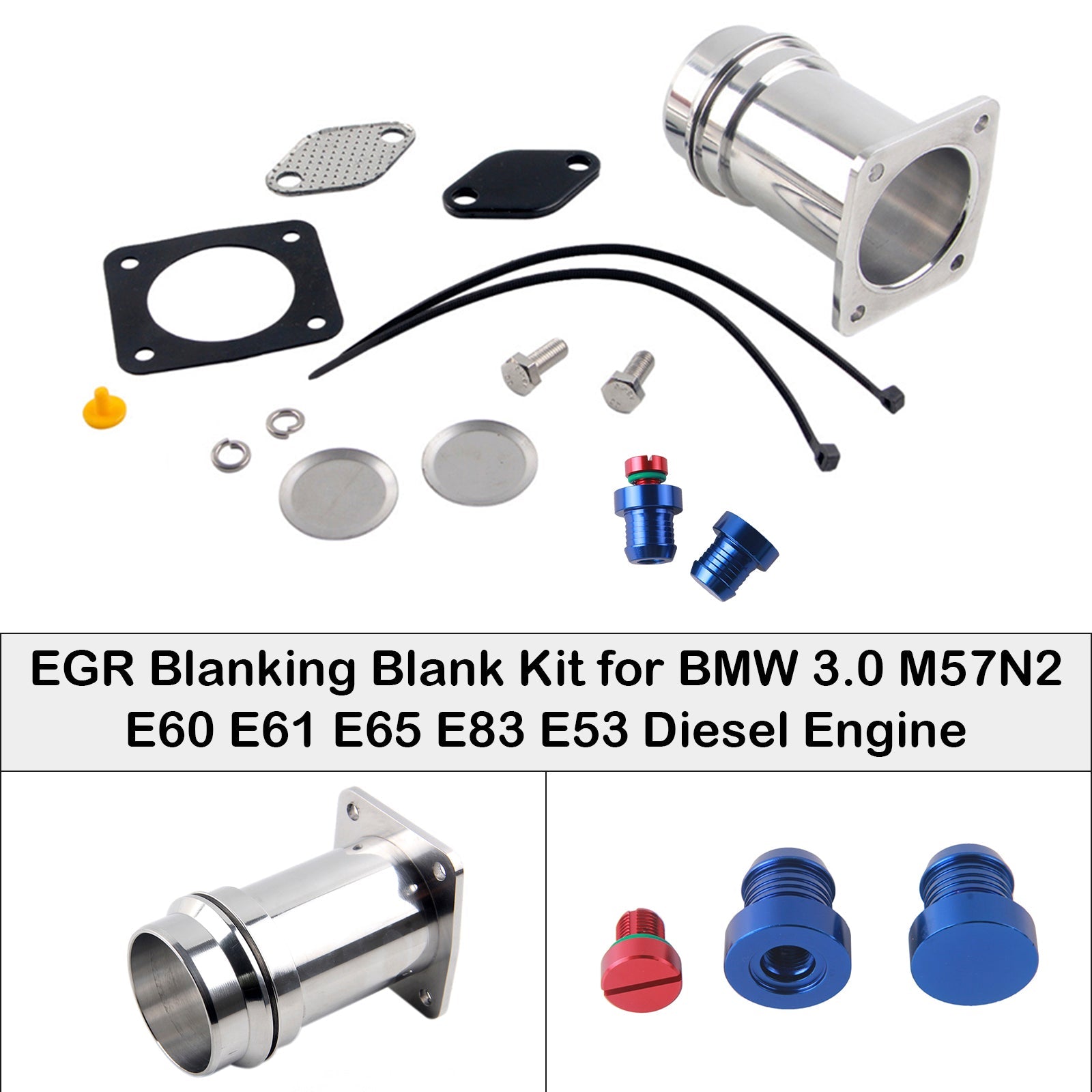 2002/9-2005/9 5 BMW series E60 530d M57N EGR Blanking Blank Kit