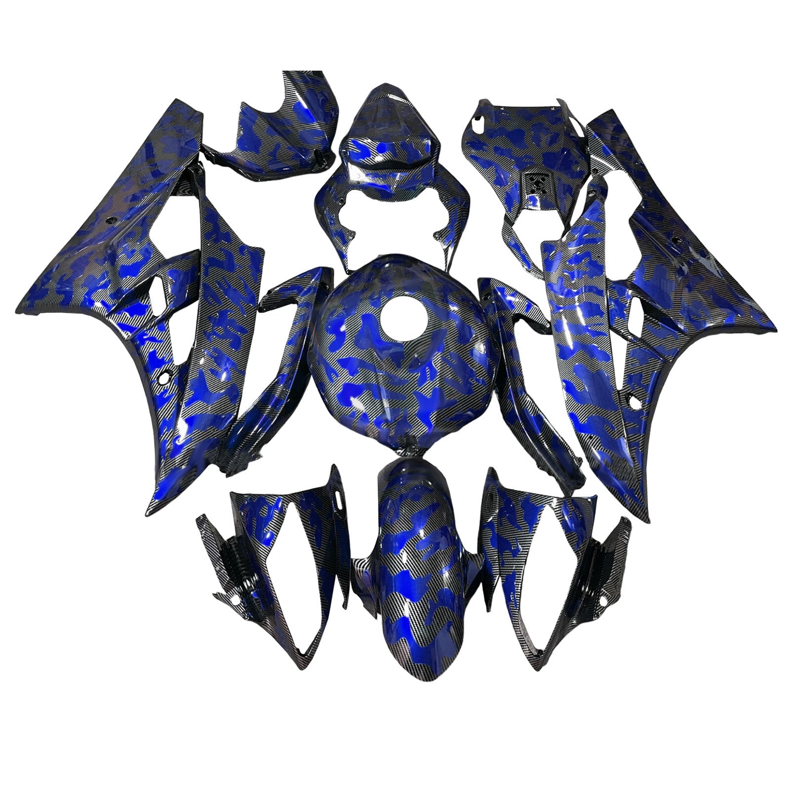 Injection Fairing Kit Bodywork Plastic ABS For Yamaha YZFR6 YZF-R6 2006-2007