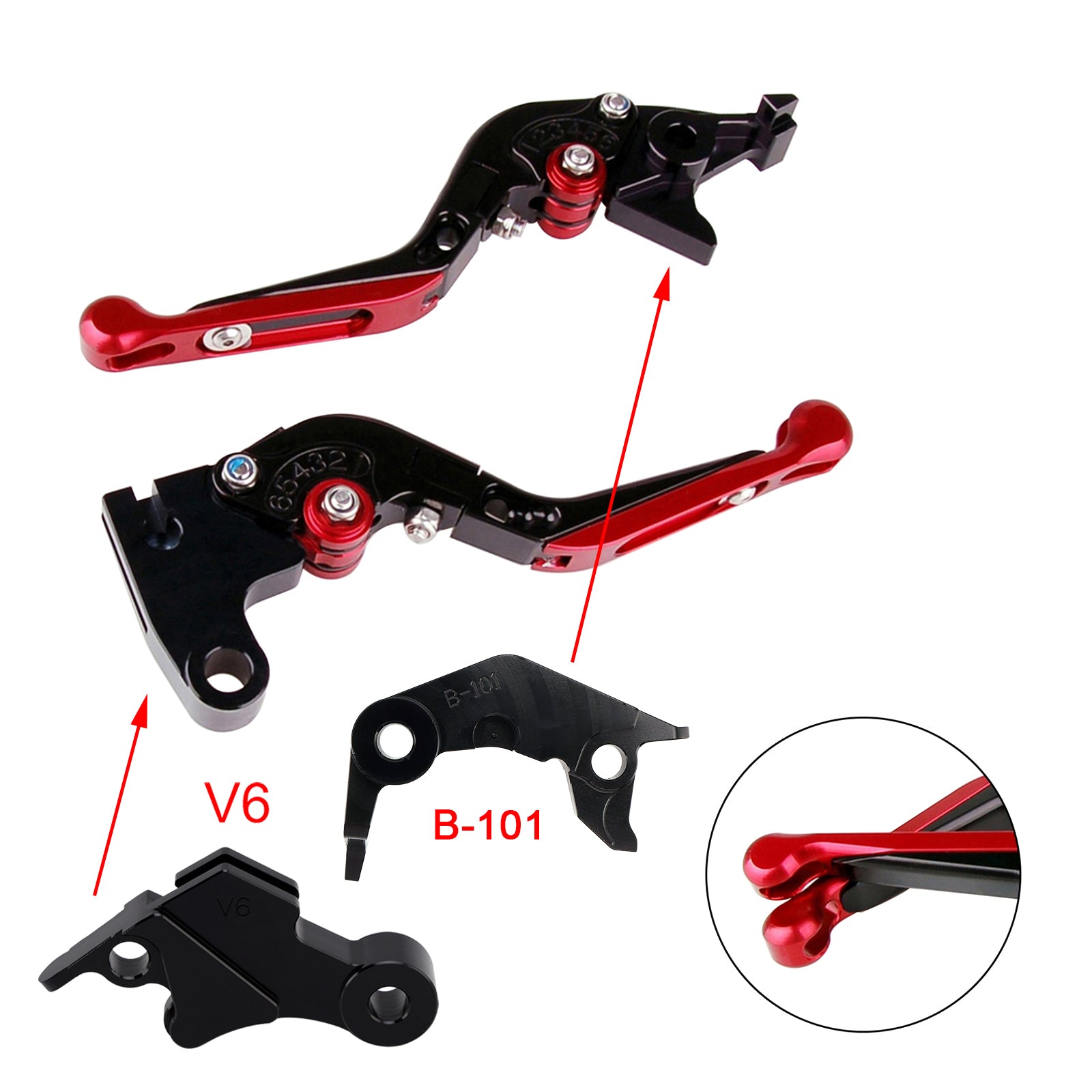 Adjustable Clutch Brake Lever fit for YAMAHA XSR900 XSR900GP MT-09 MT-09SP 24-25