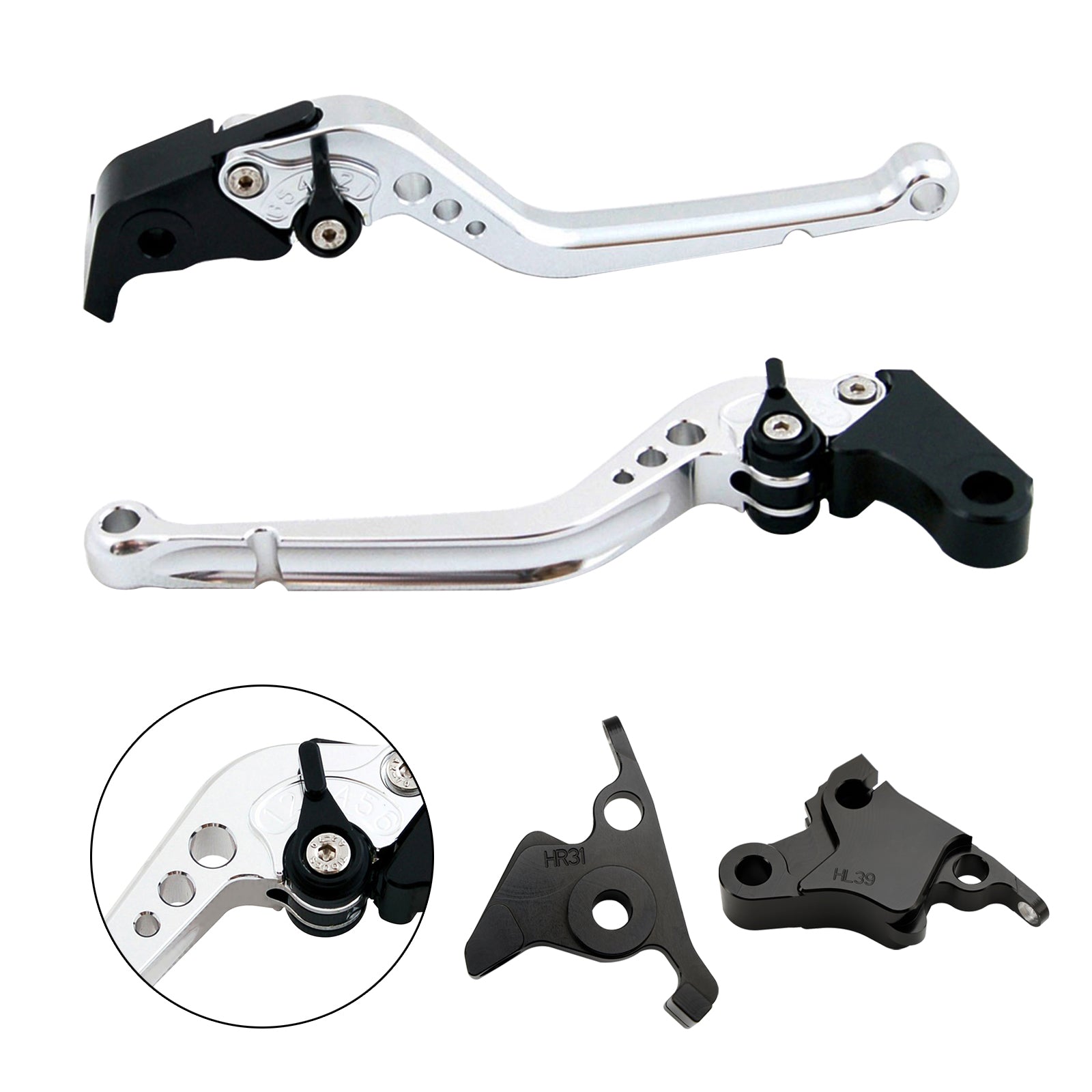 Long Clutch Brake Lever fit for CFMOTO 450SS 450SR 21-23 450NK 23-24