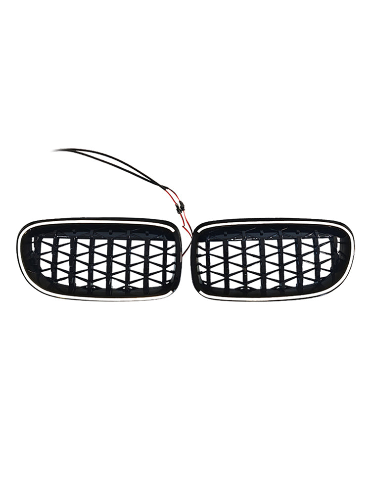 2009-2011 Fit BMW 3 Series E90/E91 LCI Diamond Front Kidney Grill Grille