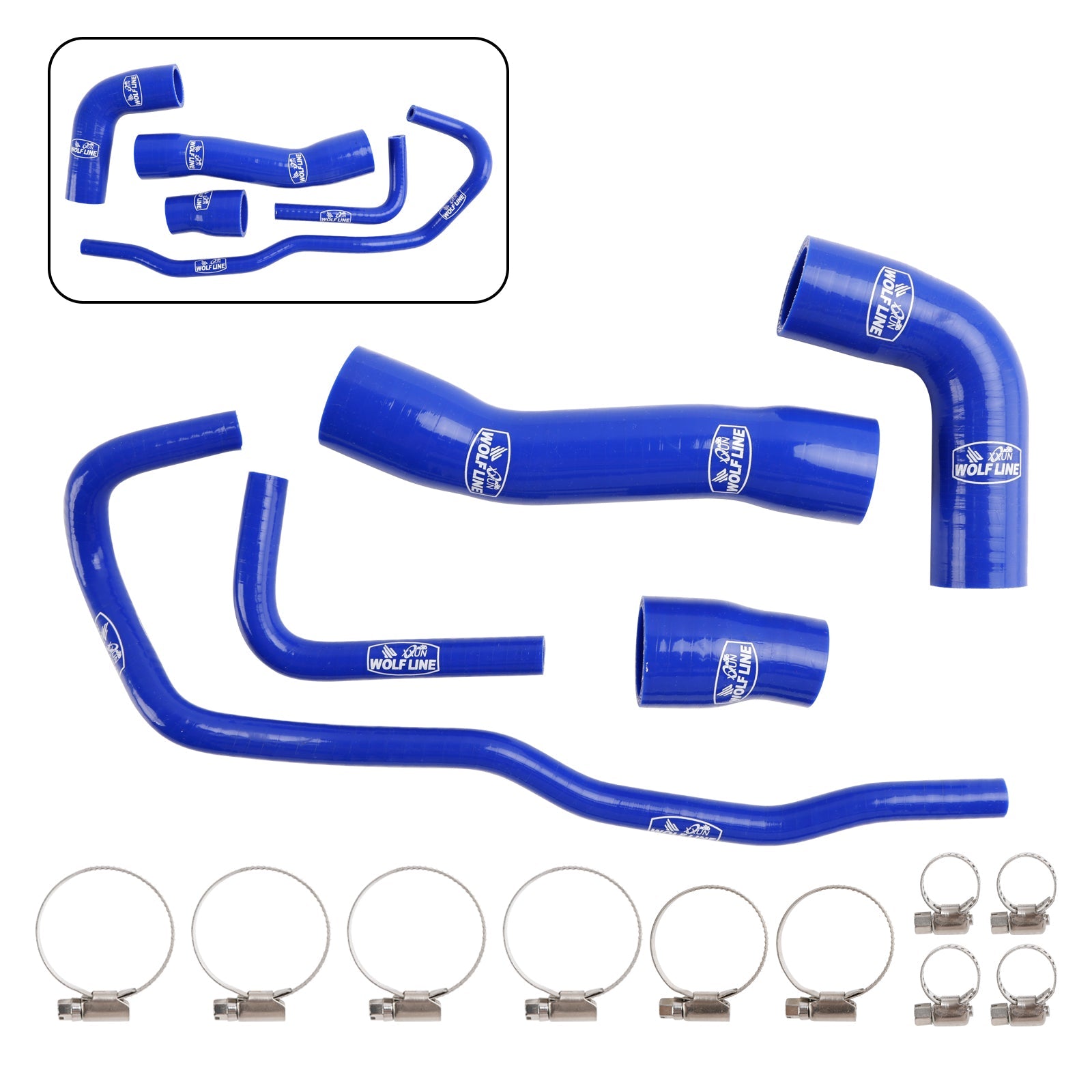 Silicone Radiator coolant Hose kit For BMW S1000RR 2019-2023