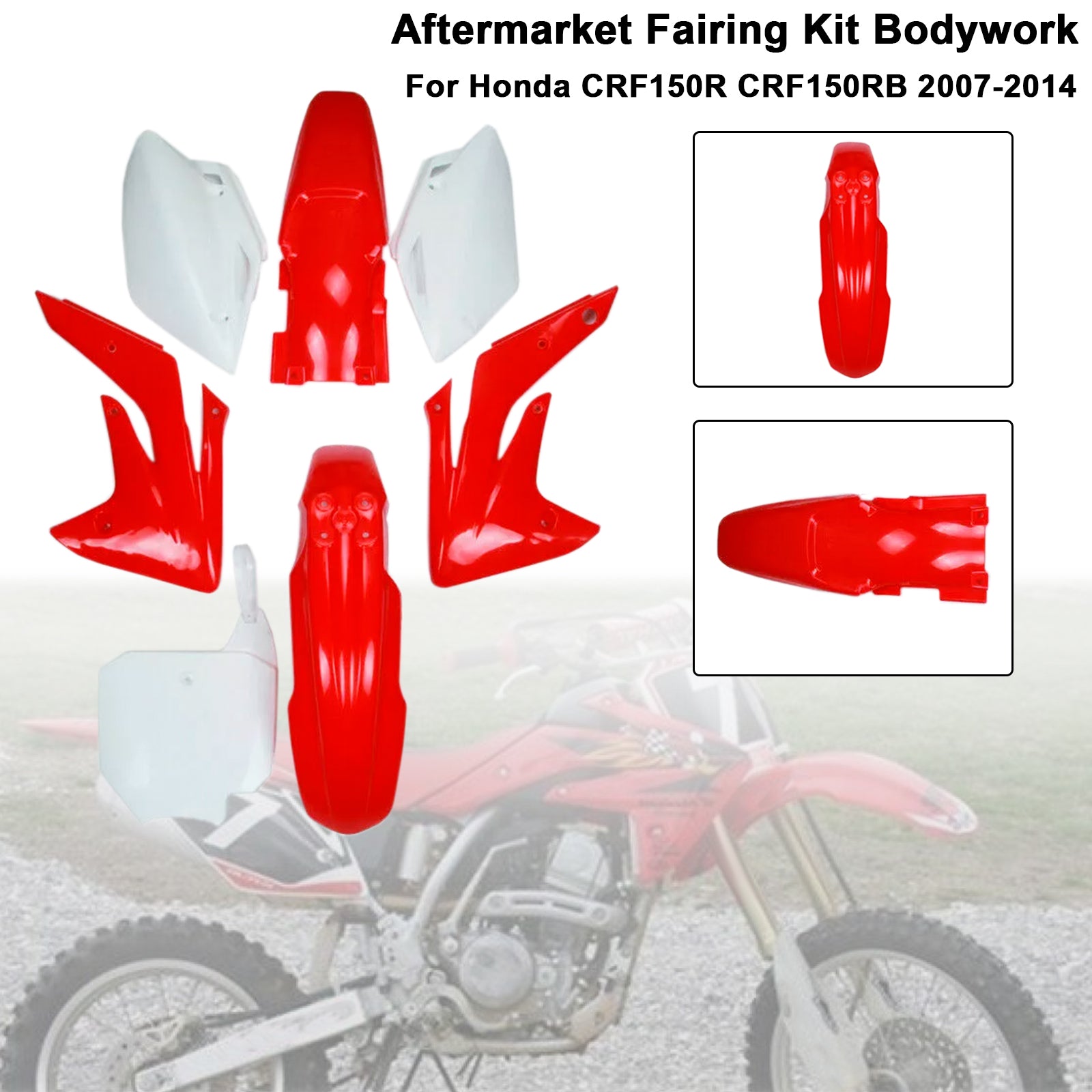 2007-2014 Honda CRF150R/RB Body Plastic Kit Fender Fairing