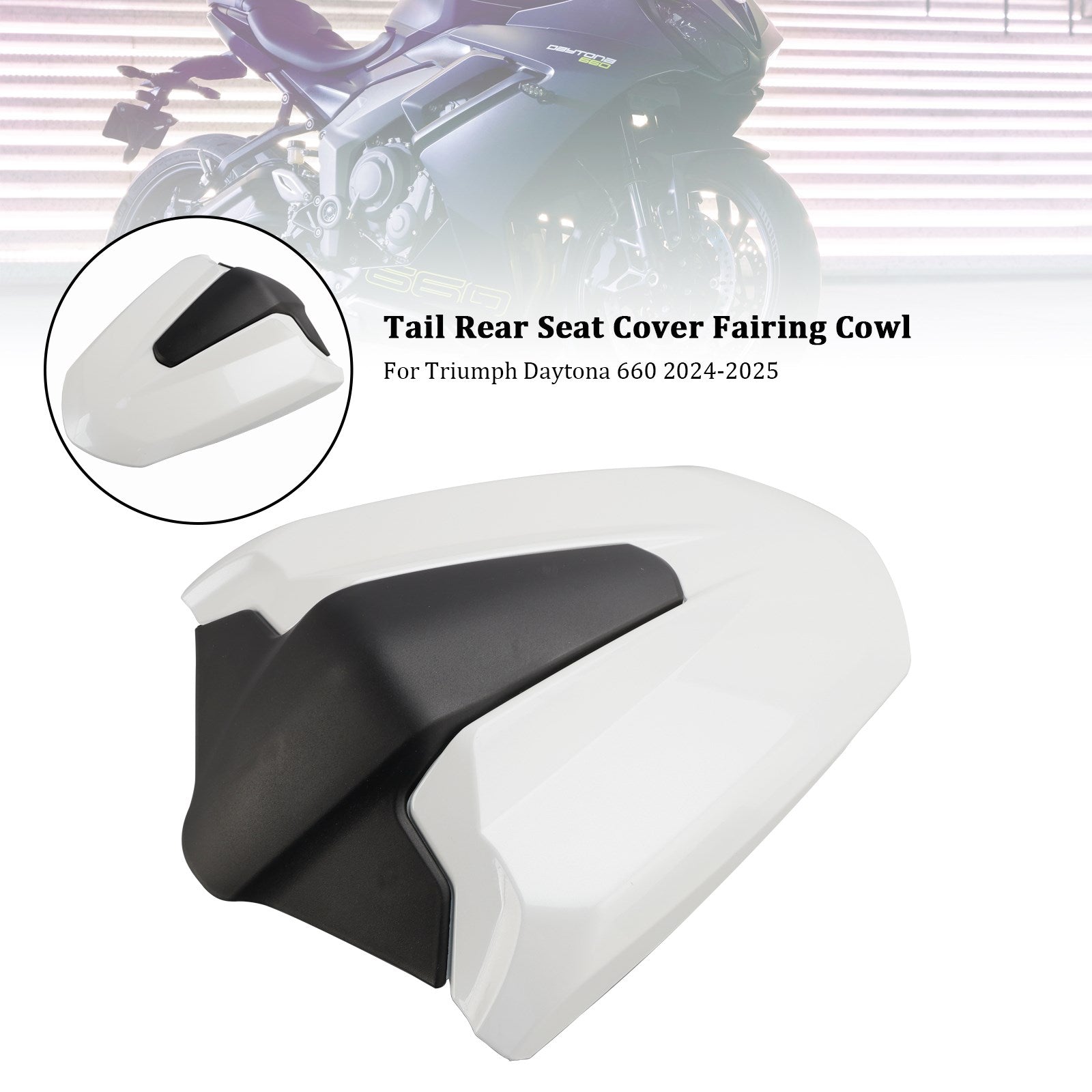 Tail Rear Seat Cover Fairing Cowl For Daytona 660 2024-2025
