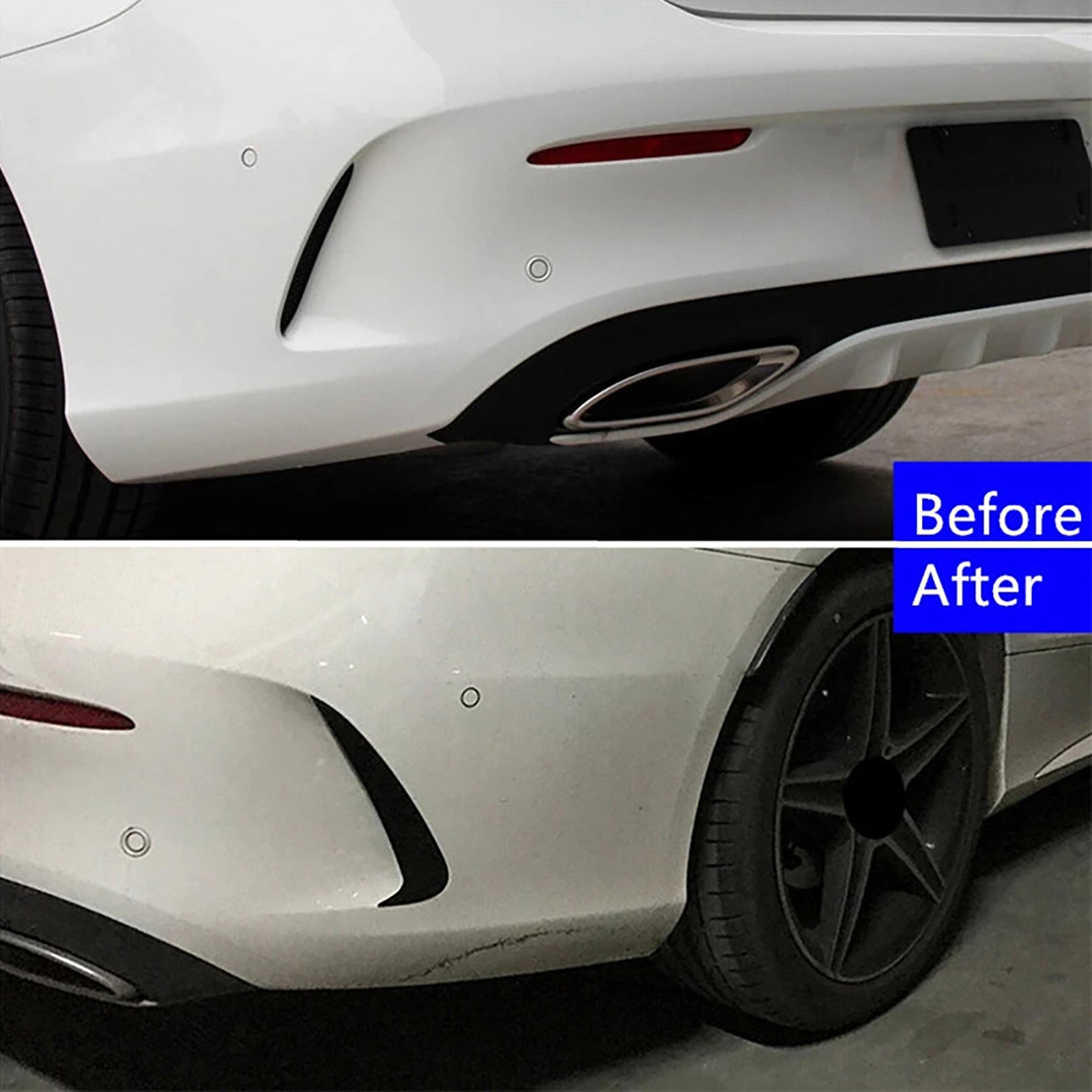 Gloss Black Rear Air Vent Cover For Benz C Class W205 C43 C63 2014-2019